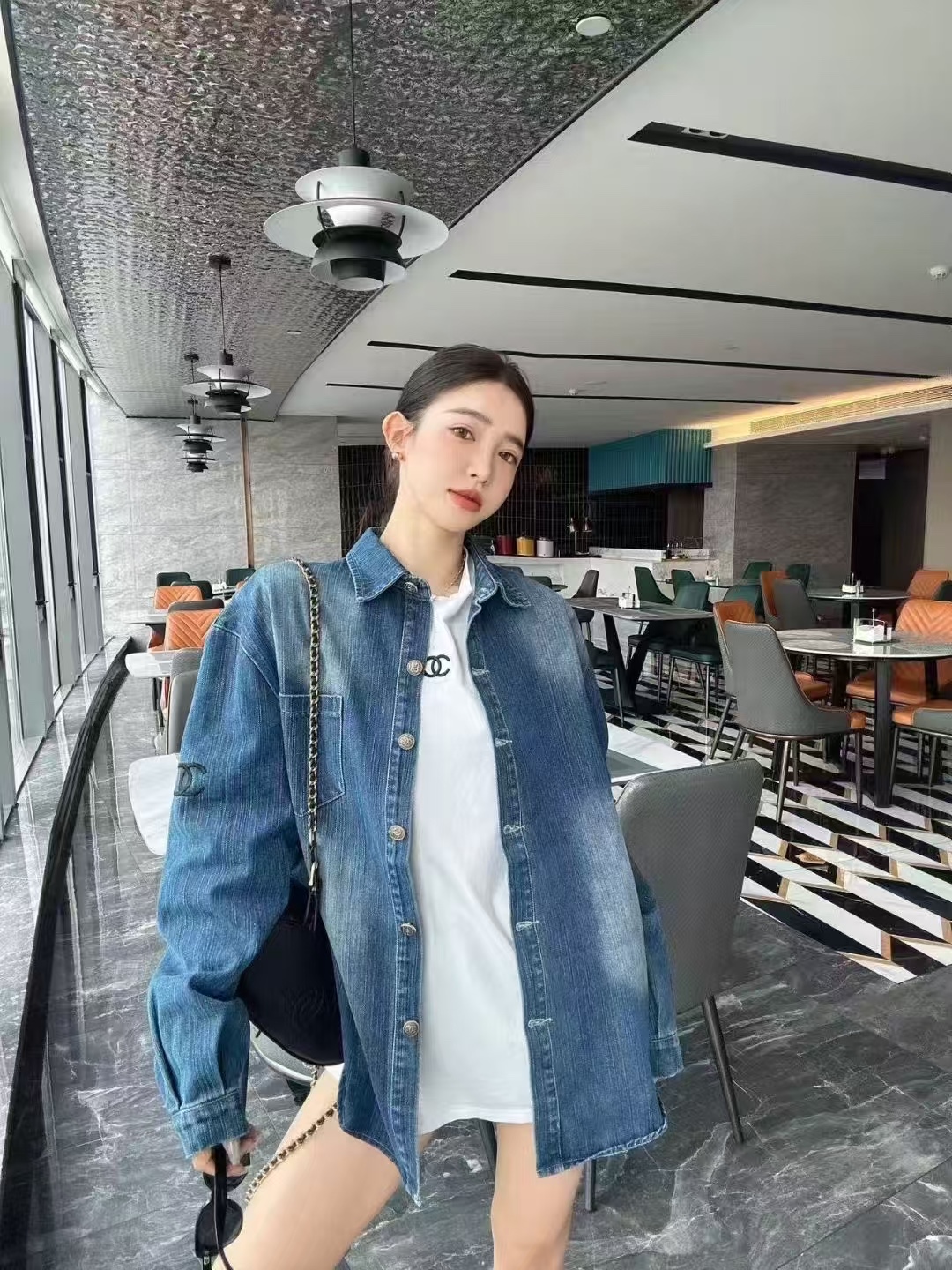 NO:722396,Model upper body picture, Chanel-clothing, chanel,19860909模特上身图,香奈儿-服装,chanel,,Women's clothing