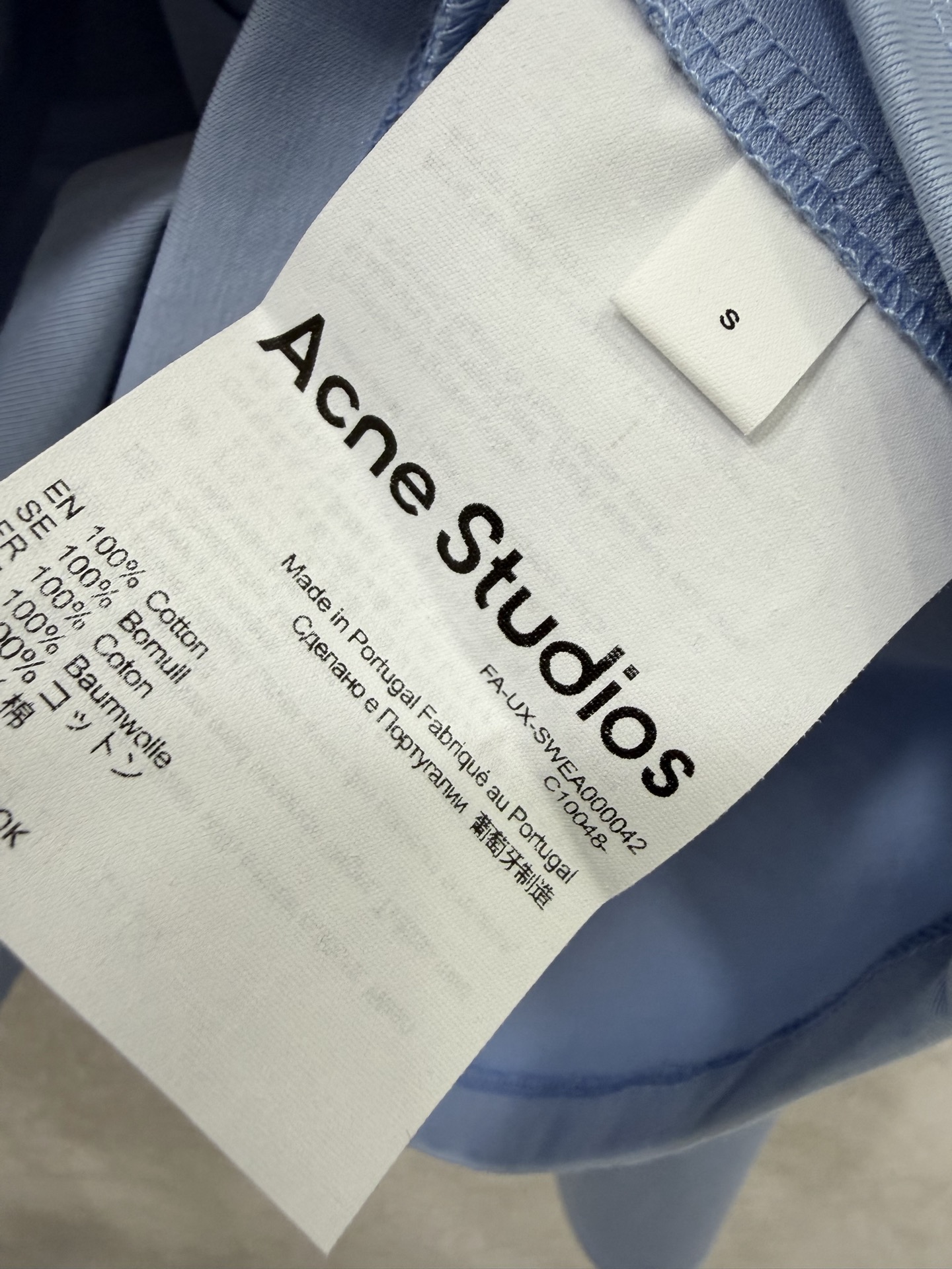 🔥🔥ACNE 26新款长袖上衣 情侣同款~谁的衣柜里还没有一件Acne！经典圆领+宽松落肩+短款廓形，对