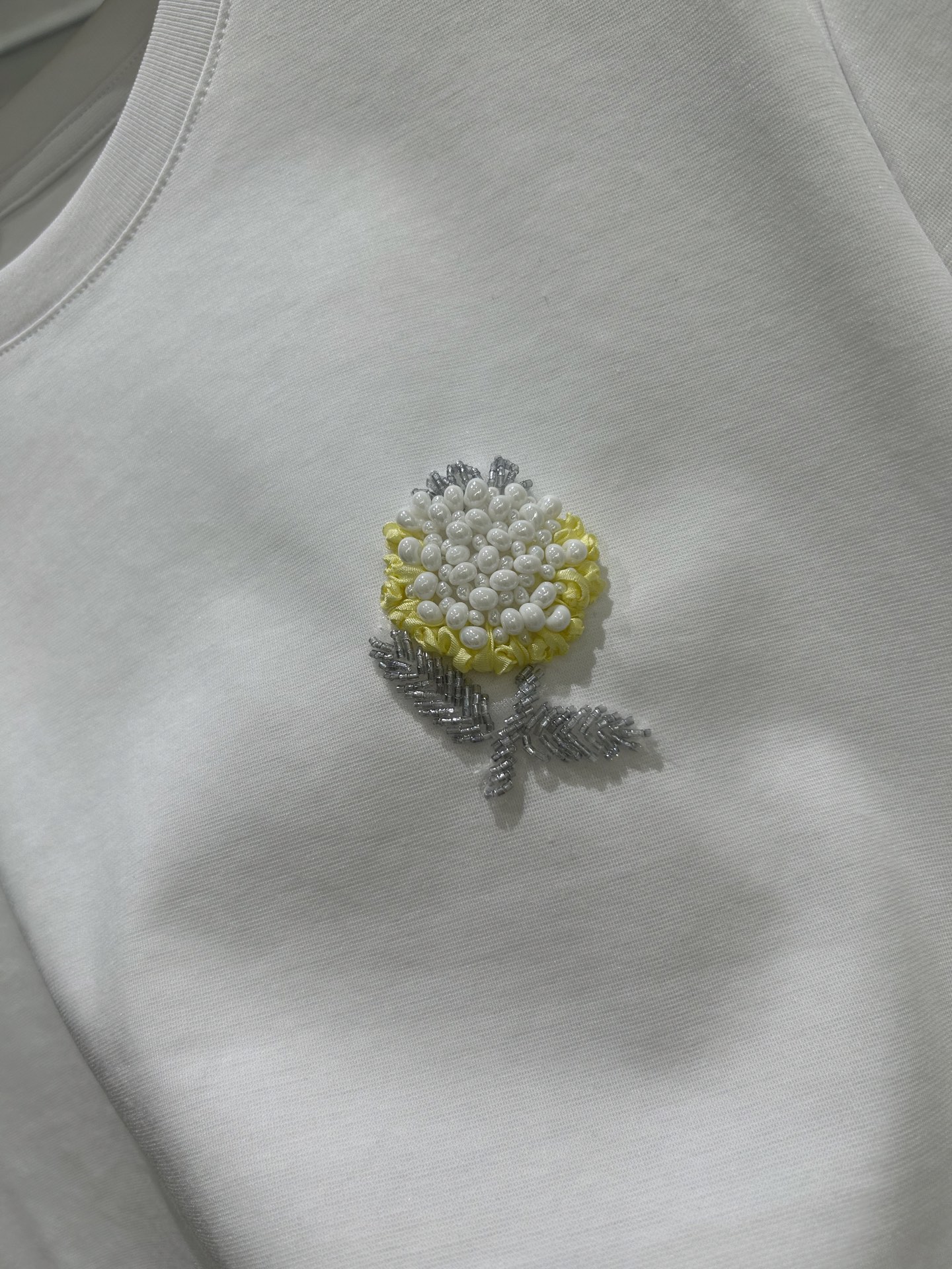 Handmade Floral Silk T-Shirt: Elegant & Antibacterial, Limited Edition Colors 6 i1748438316169 3204 0 4