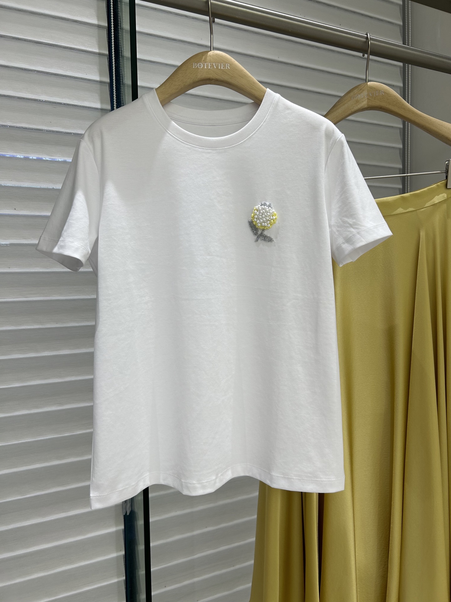 Handmade Floral Silk T-Shirt: Elegant & Antibacterial, Limited Edition Colors 3 i1748438316169 3905 0 1