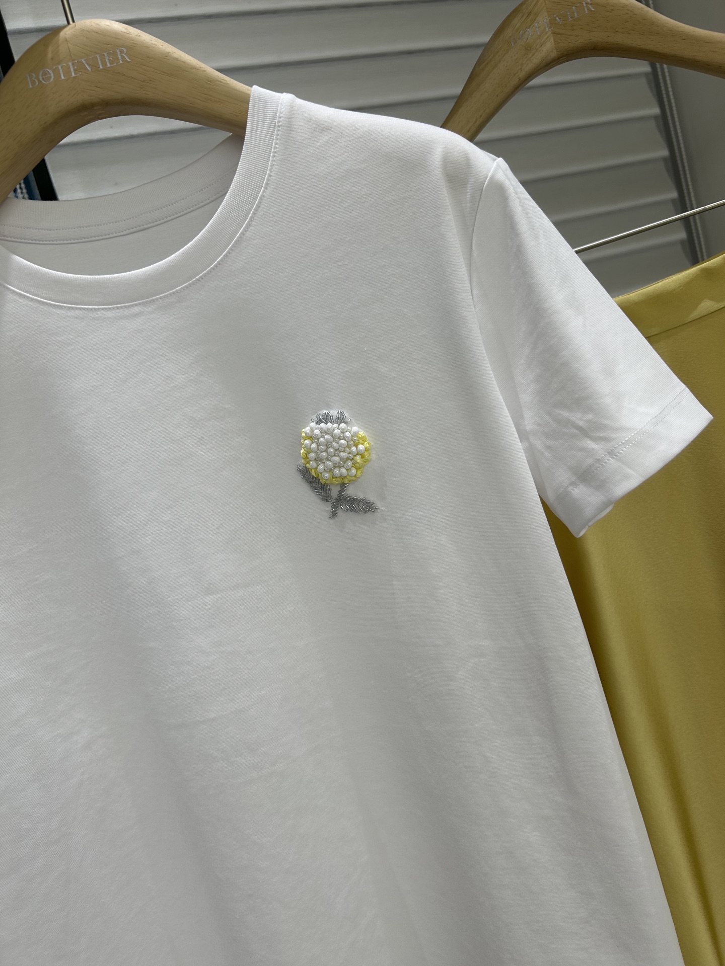 Handmade Floral Silk T-Shirt: Elegant & Antibacterial, Limited Edition Colors 4 i1748438316169 9855 0 2