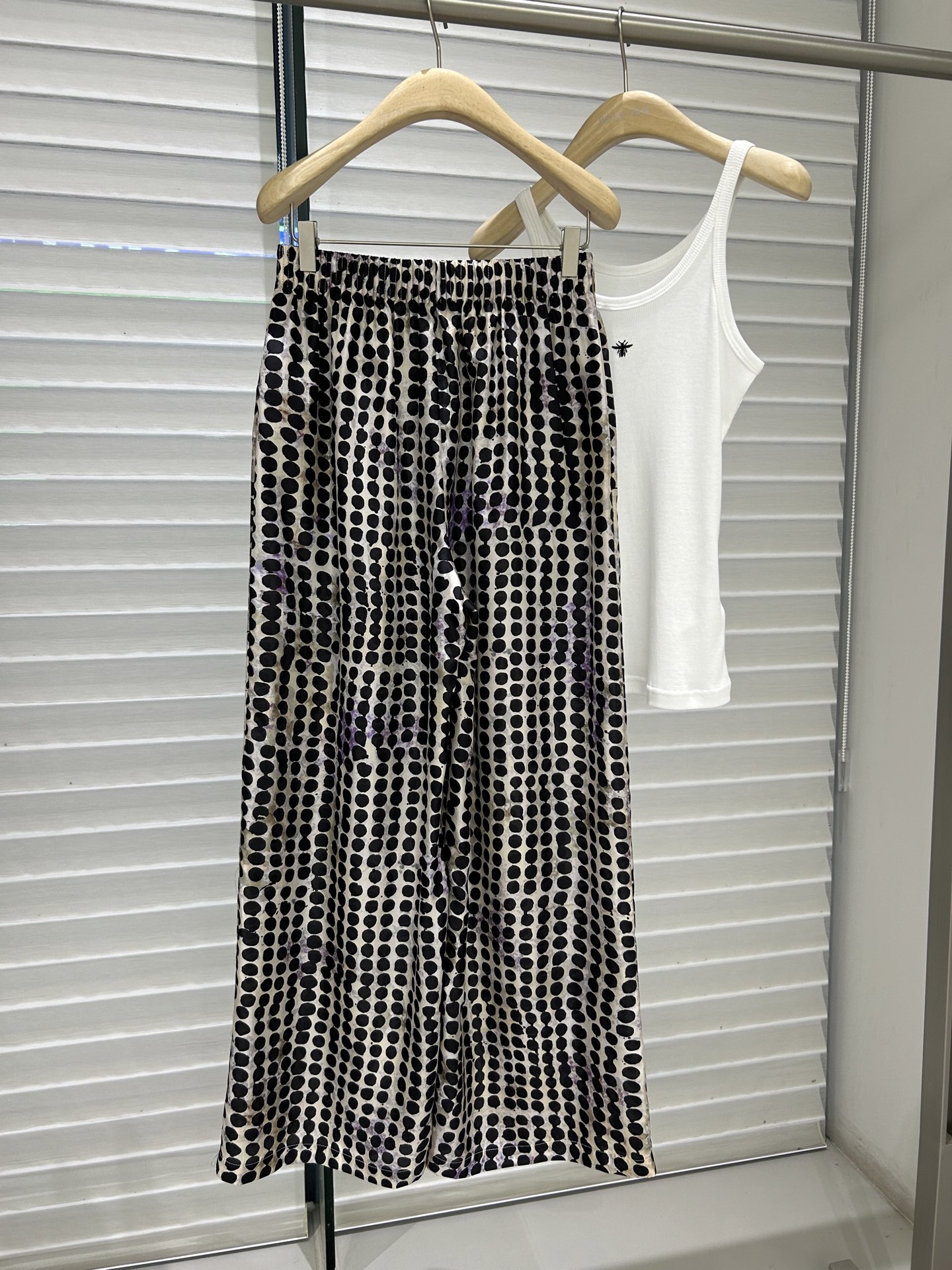 Dior Purple Polka Dot Silk Pants - Elegant & Lightweight, Sizes 36-40 7 i1748533998589 8723 0 5