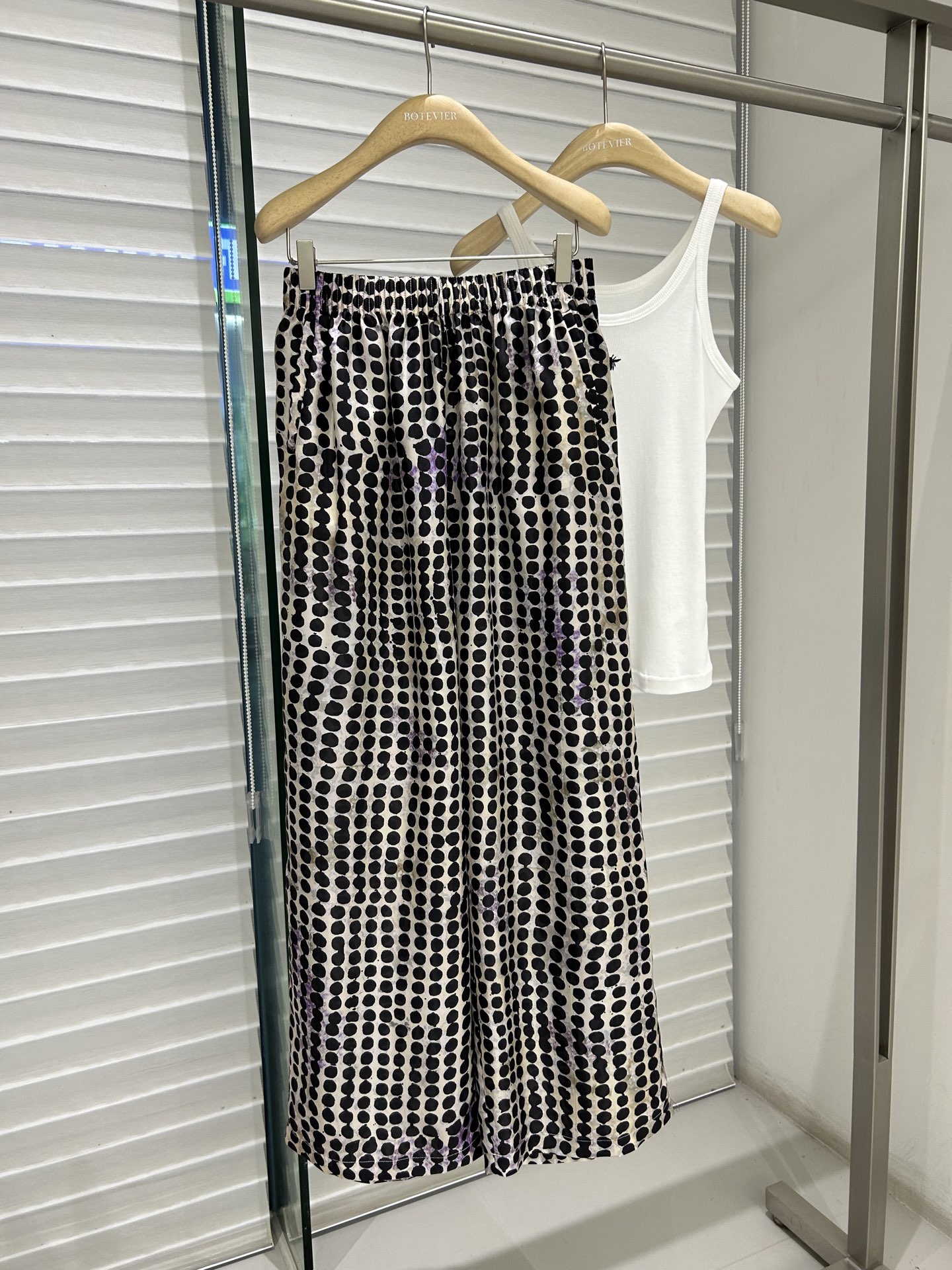 Dior Purple Polka Dot Silk Pants - Elegant & Lightweight, Sizes 36-40 3 i1748534002377 4542 0 1