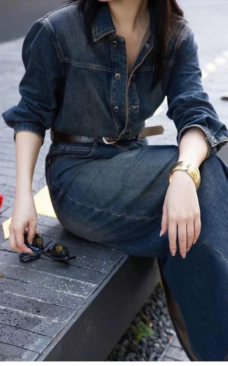 “High-Quality Women’s Dress with Cowboy Skirts and Heavy-Worker Belts in Various Sizes” - 图片 7