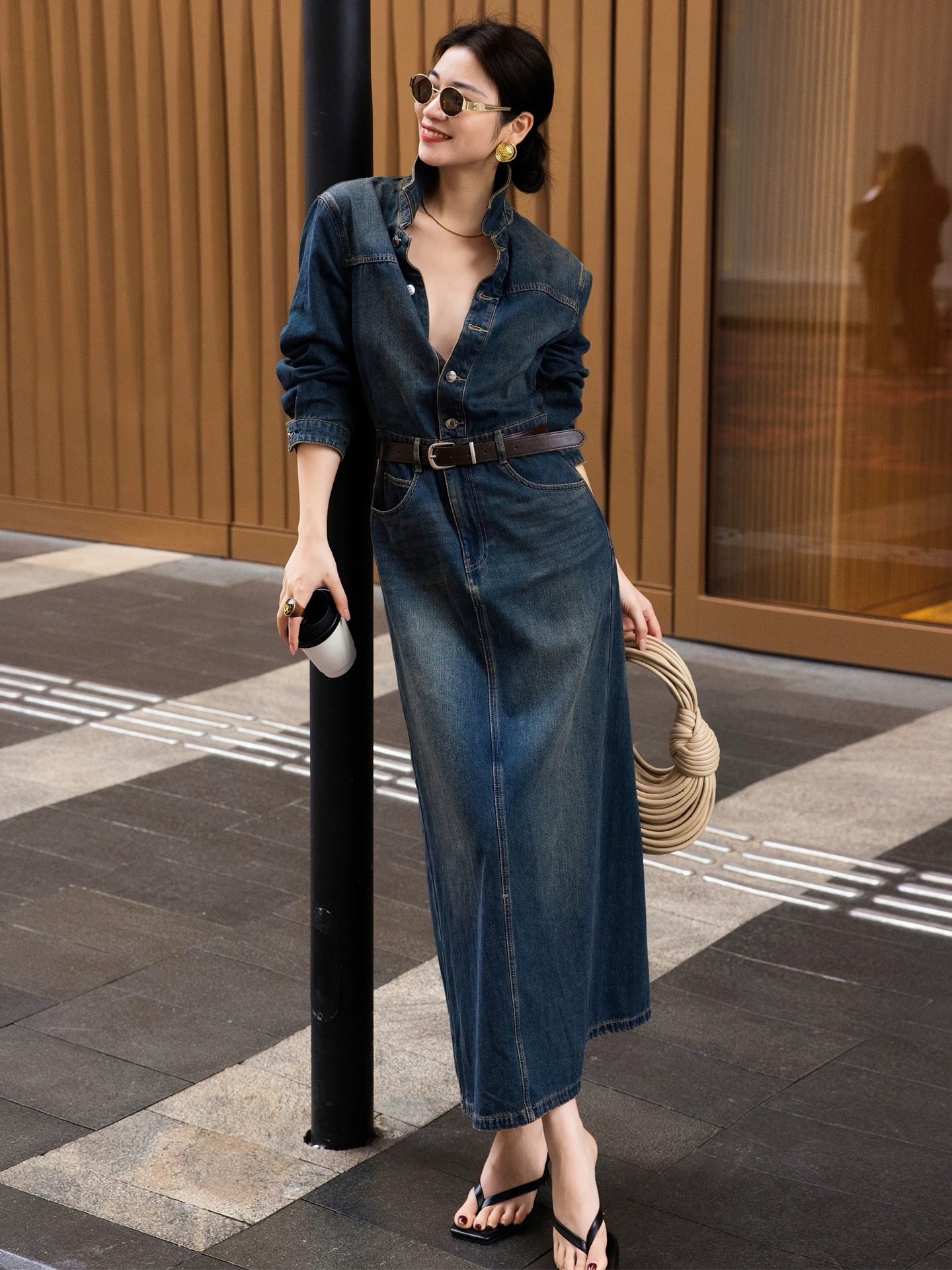 “High-Quality Women’s Dress with Cowboy Skirts and Heavy-Worker Belts in Various Sizes” - 图片 8