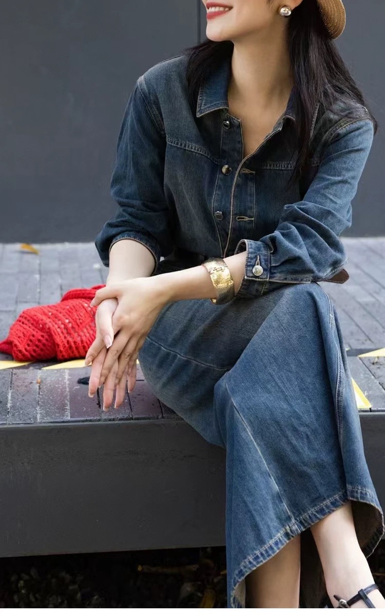 “High-Quality Women’s Dress with Cowboy Skirts and Heavy-Worker Belts in Various Sizes” - 图片 5