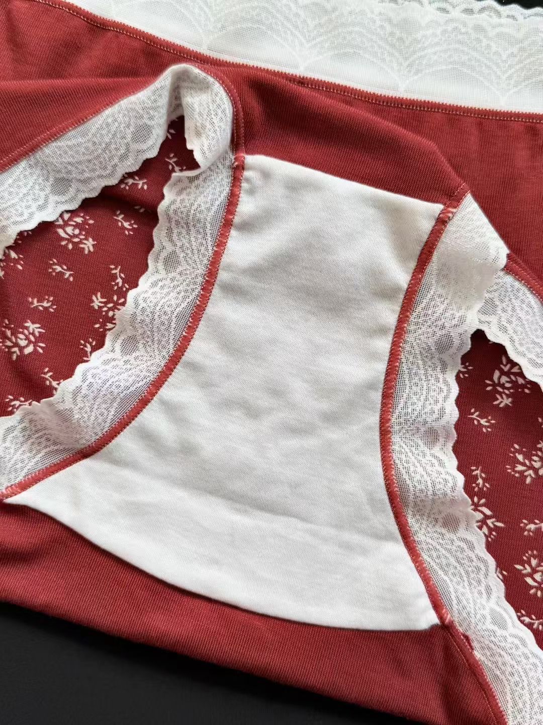 新品LP浪漫海棠红提花女内本明年，新年专属92.5%再生纤维素纤维7.5%氨纶底裆:100%棉工艺50S