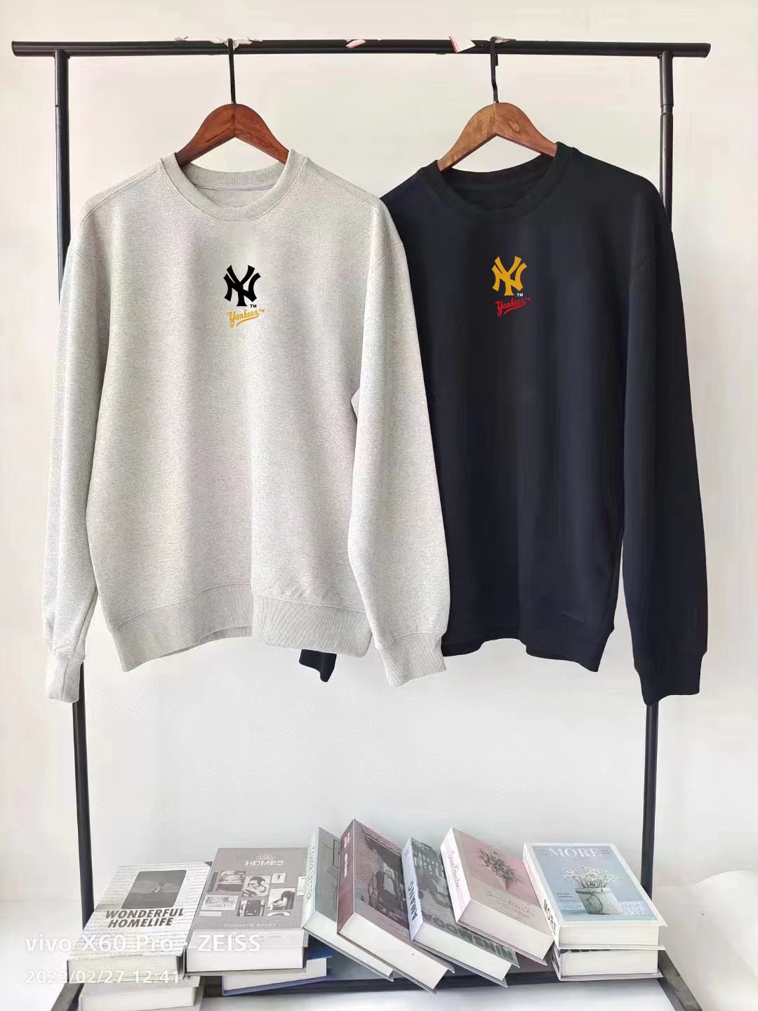 NY/MLB Overseas 2022 Cotton Velvet Long Sleeves – High-Quality Customized Comfort - 图片 8
