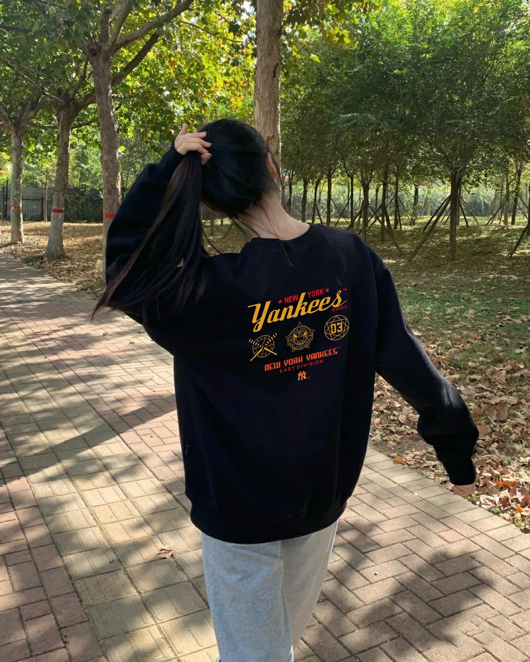 NY/MLB Overseas 2022 Cotton Velvet Long Sleeves – High-Quality Customized Comfort - 图片 4