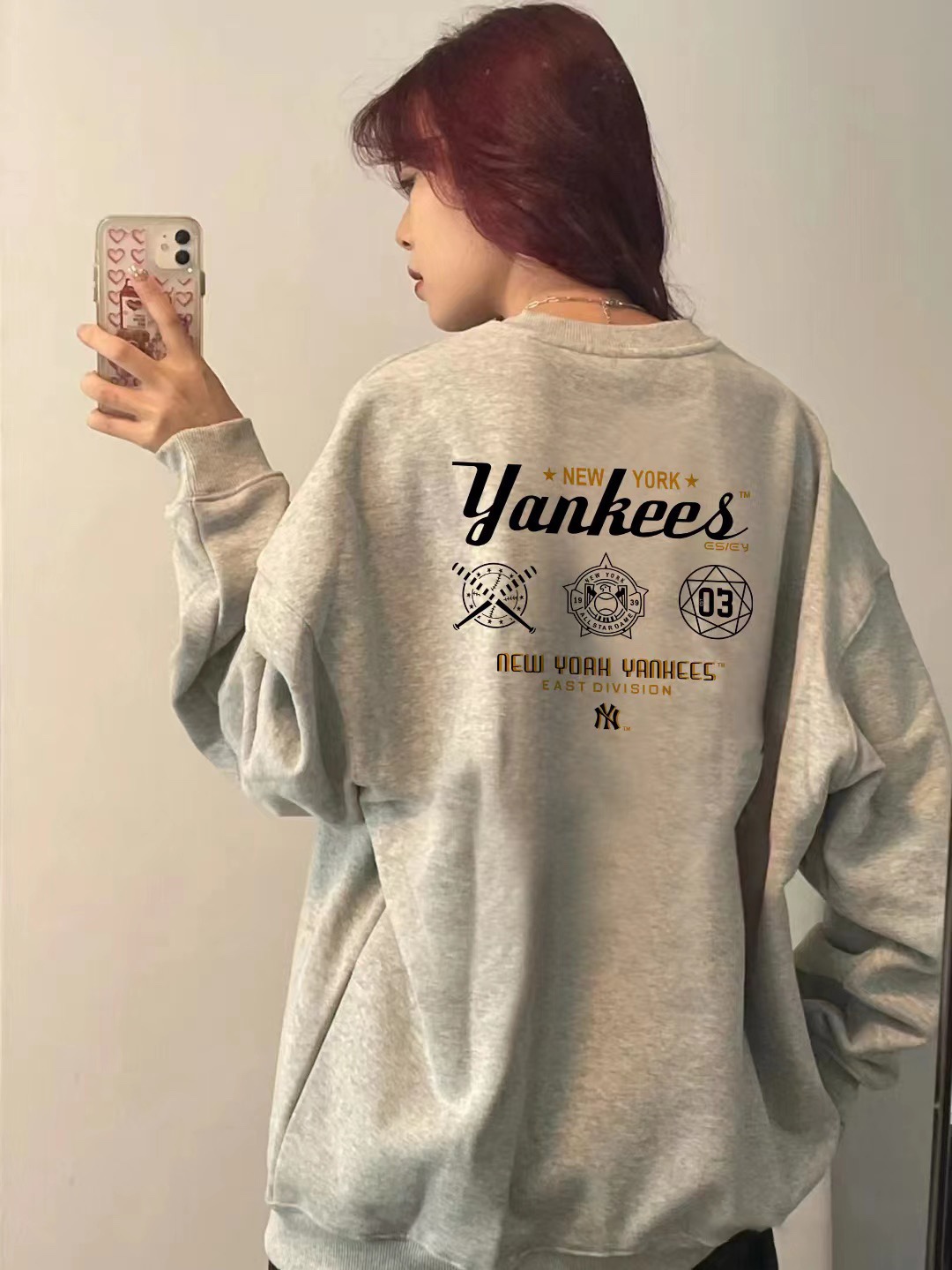 NY/MLB Overseas 2022 Cotton Velvet Long Sleeves – High-Quality Customized Comfort - 图片 7