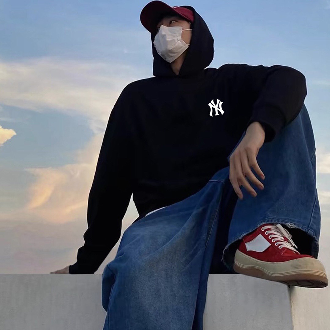 MLB Velvet Suits and Cotton Hats for Couples in Various Sizes - 图片 2