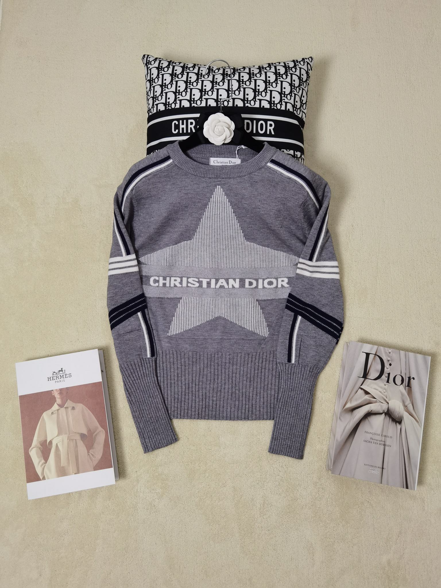 Dior Clothing Knit Sweater Sweatshirts Best Quality Fake
 Knitting Fall/Winter Collection