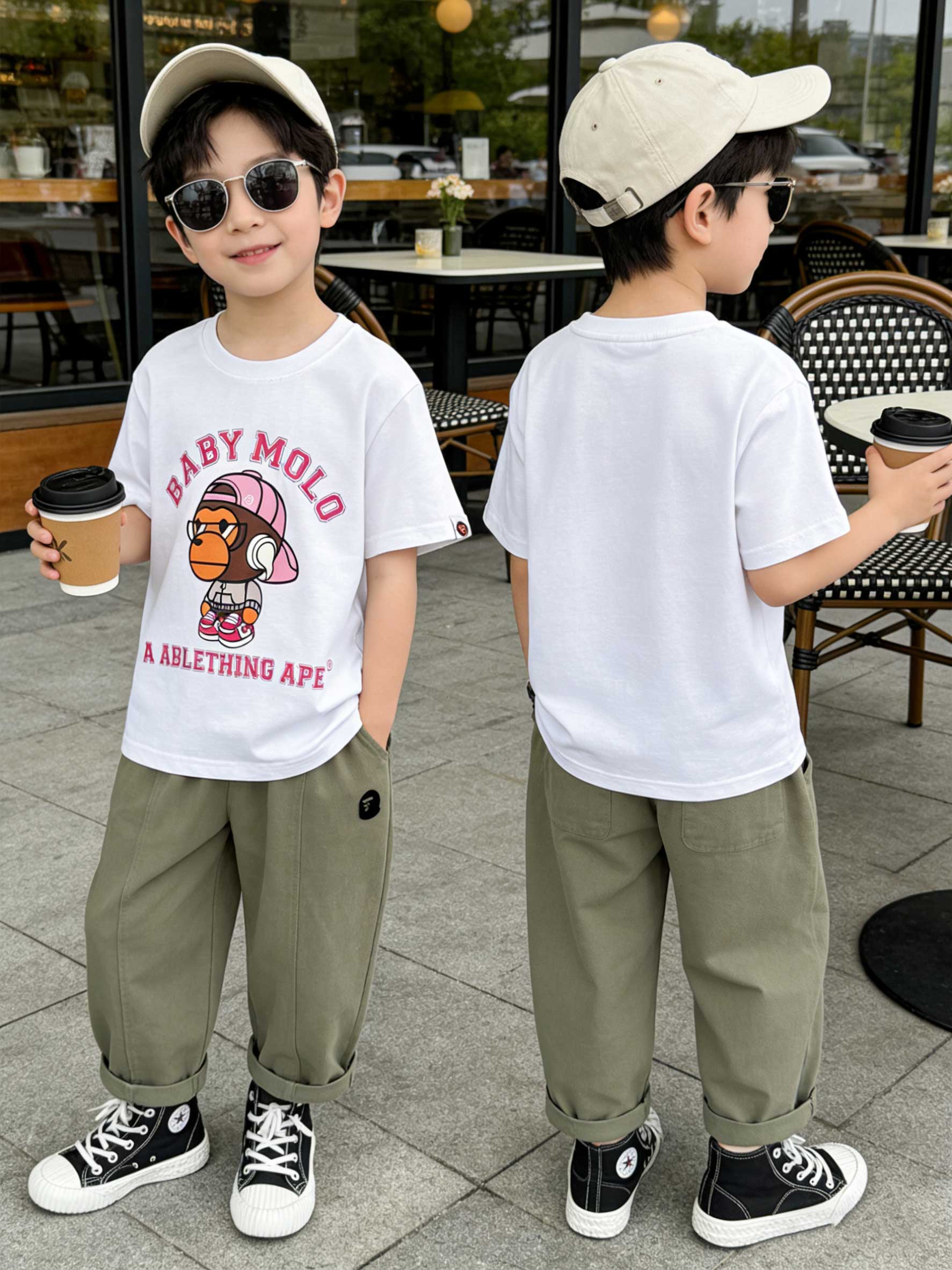 Rosa empolvado, los niños se ven muy bien 👍