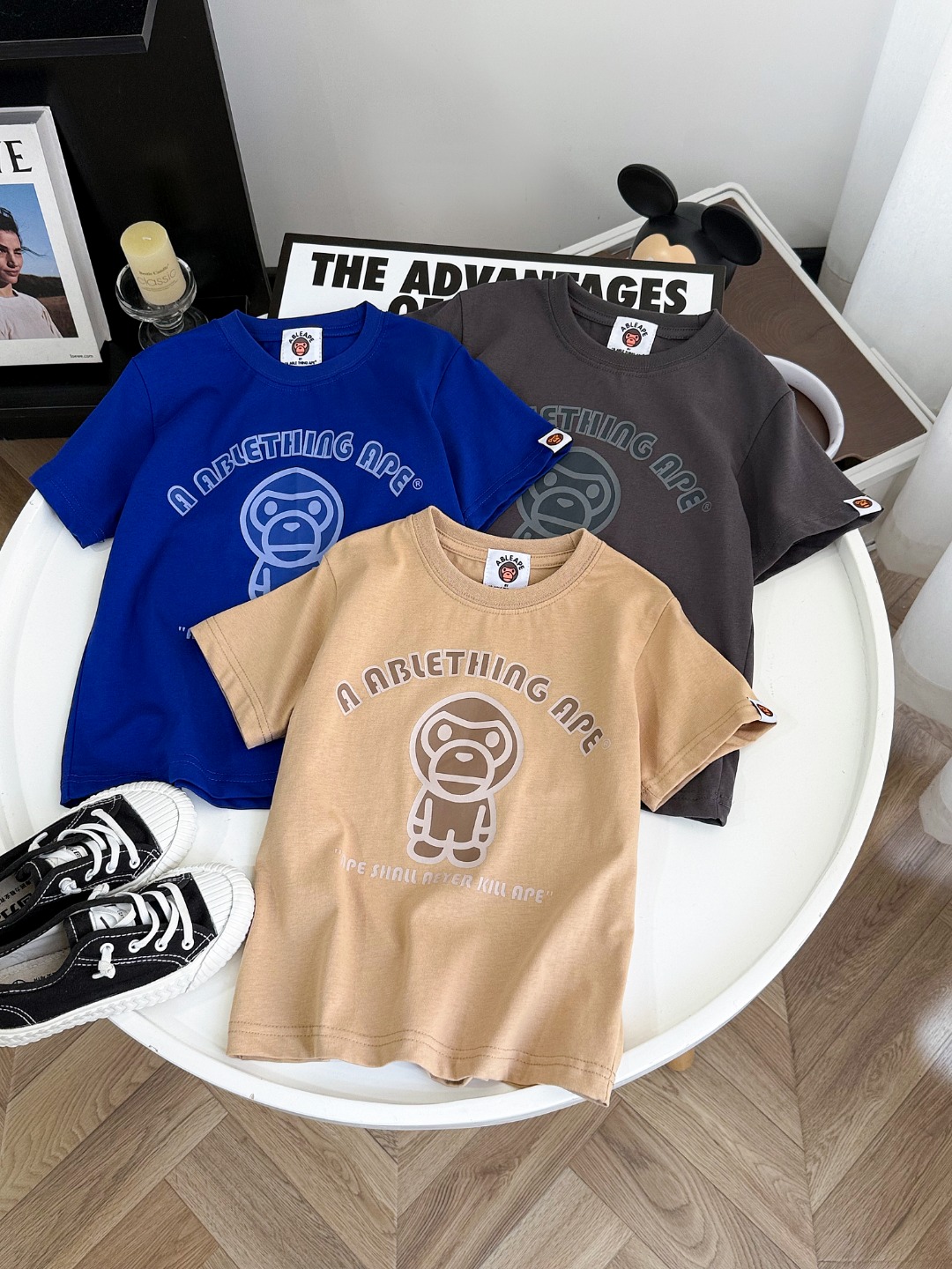 ABLETHING APE Camiseta nueva ❤️ Un modelo simple y elegante, realmente no te lo puedes perder. Quien lo usa se ve bien.…