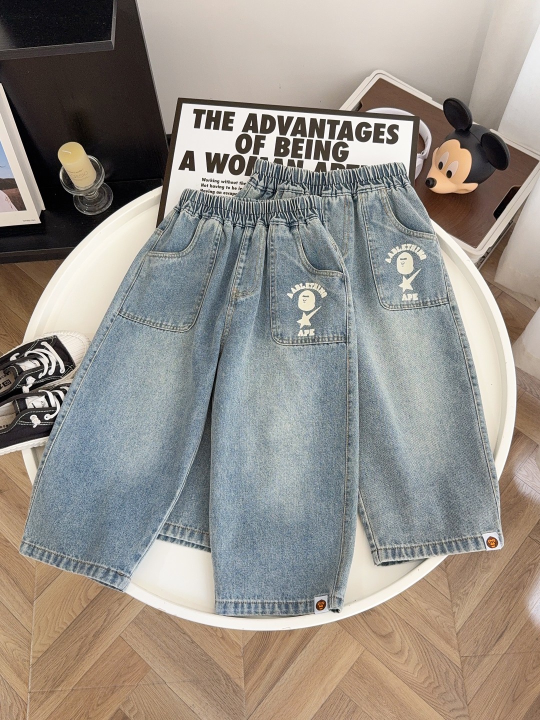 C611 A ABLETHING APE nuevos jeans ❤️ ✅ Tejido de denim suave. Proceso de lavado suave personalizado, agradable a la pie…