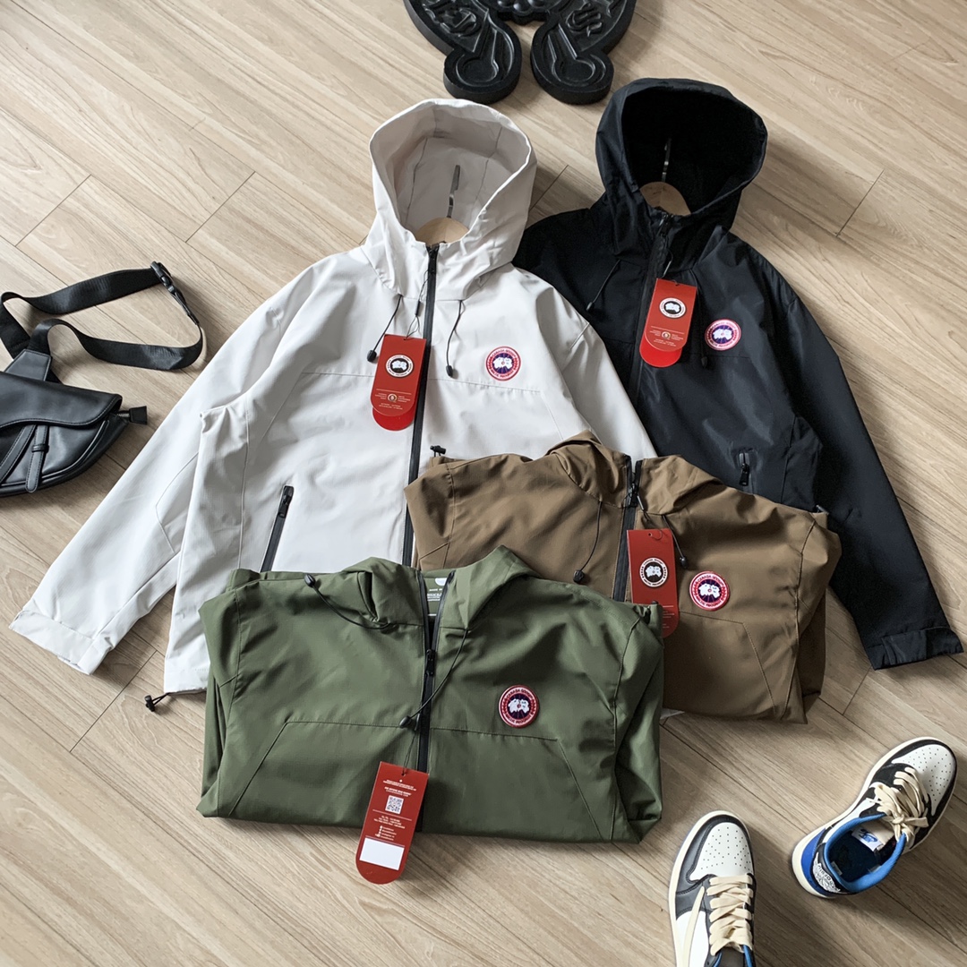 Canada Goose Kleidung Mäntel & Jacken Beige Schwarz Braun Grün Weiß Stickerei Unisex Frühlingskollektion