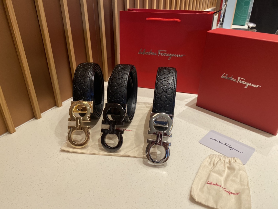 Ferragamo.菲拉格慕高级定制款男士皮带