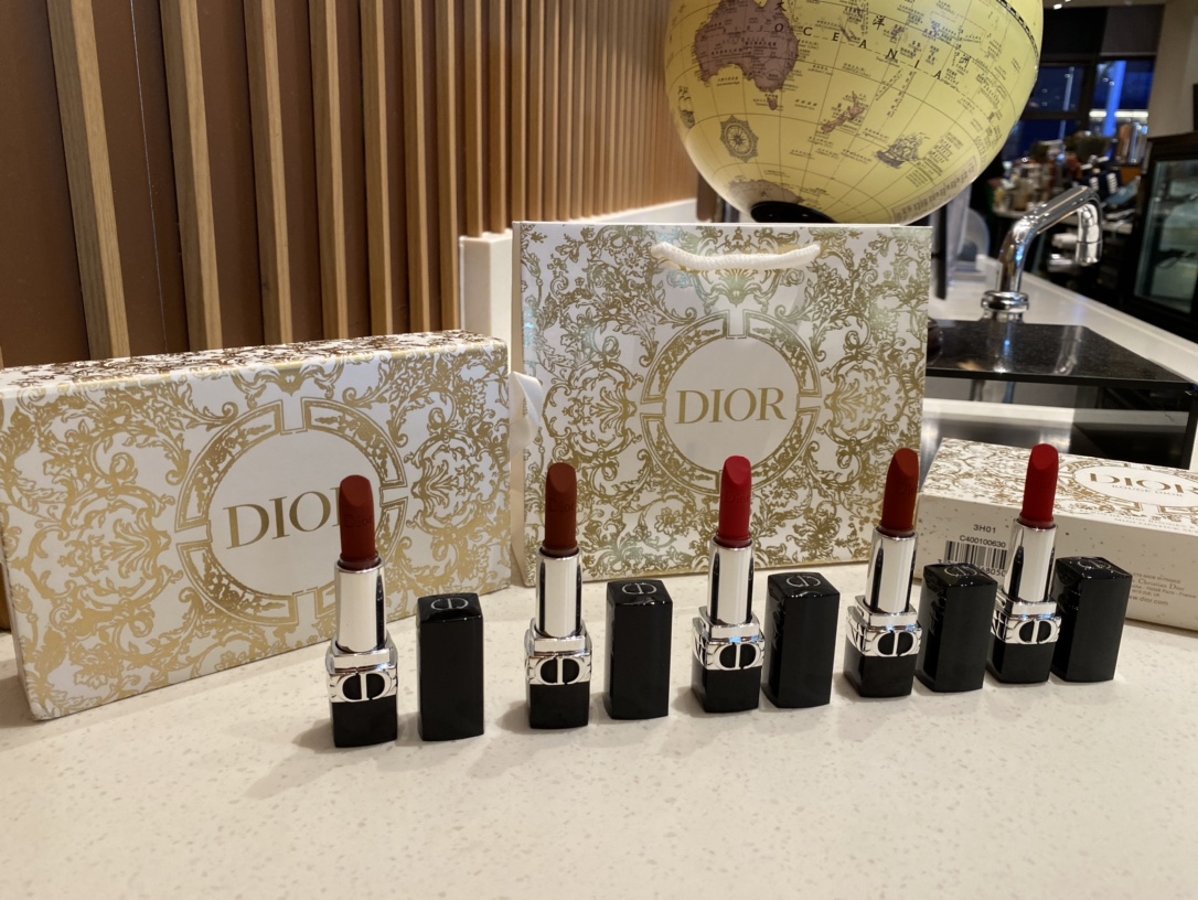 Dior Rouge Dior 5-Piece Miniature Lipstick Set - Comprehensive 3
