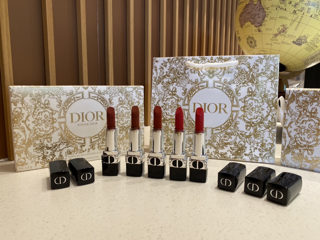 Dior Rouge Dior 5-Piece Miniature Lipstick Set - Comprehensive
