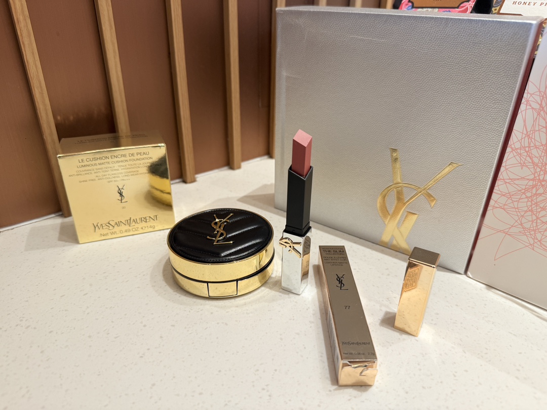 YSL圣罗兰七夕金银对撞彩妆两件套 9