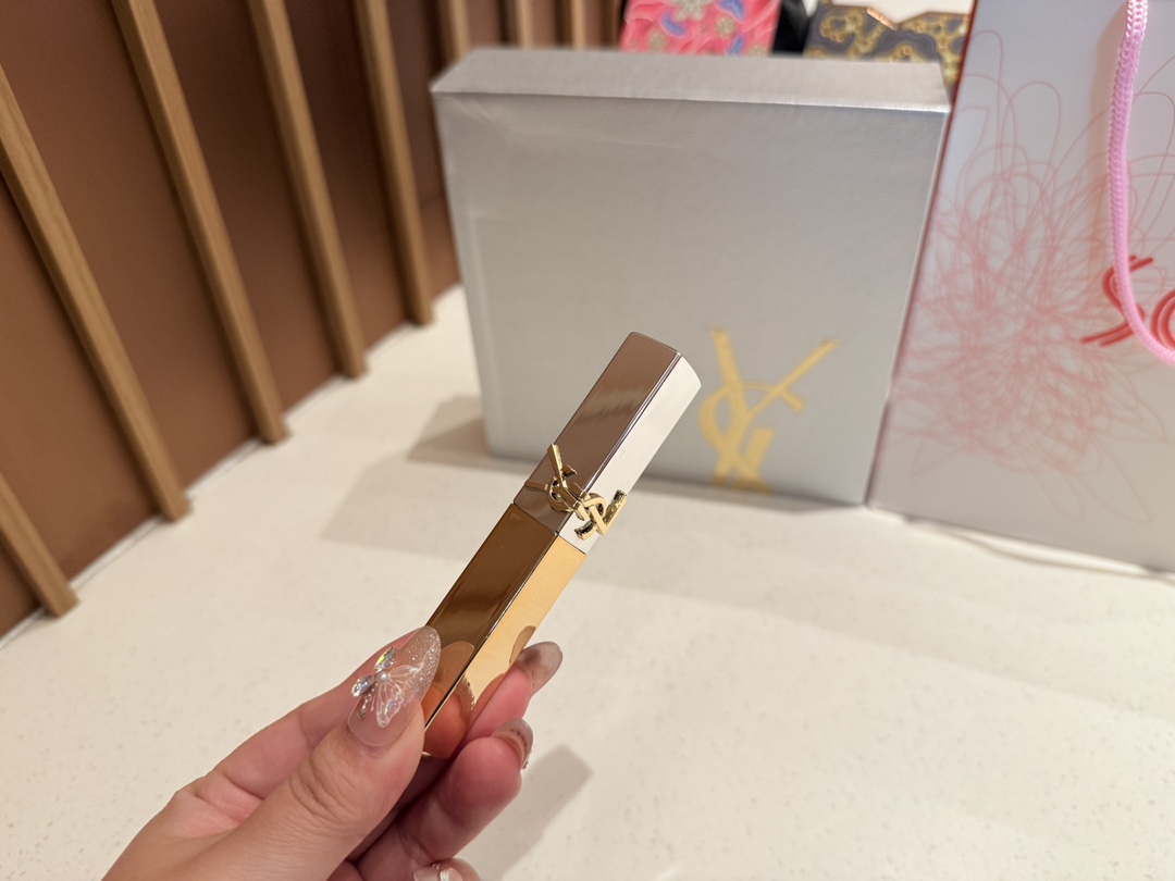 YSL圣罗兰七夕金银对撞彩妆两件套 7