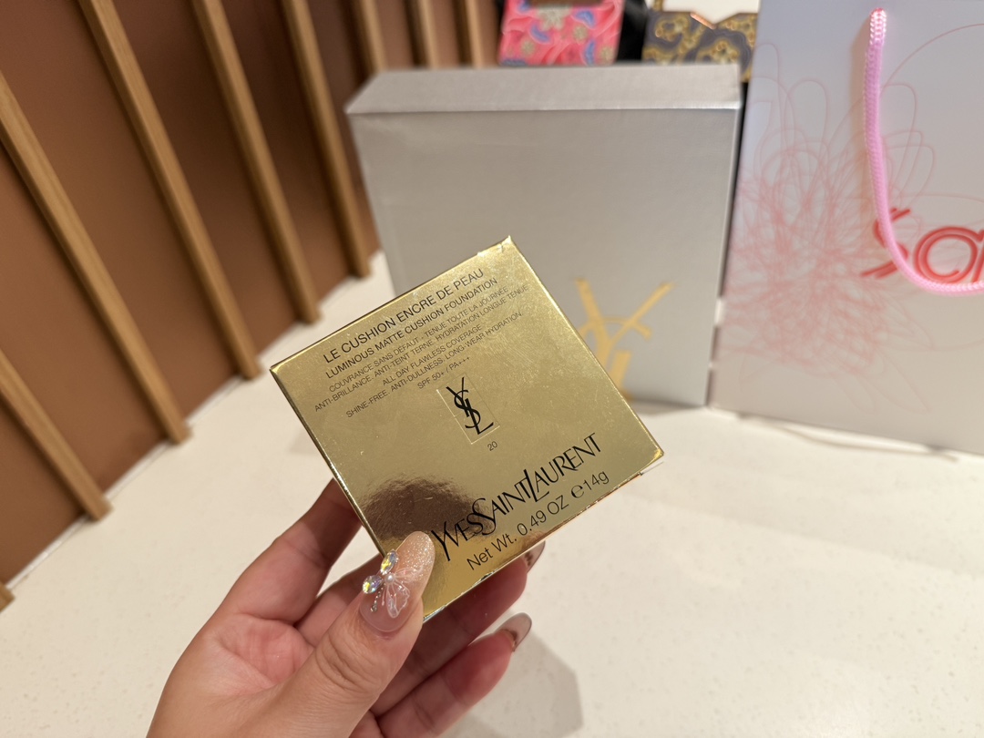YSL圣罗兰七夕金银对撞彩妆两件套 6
