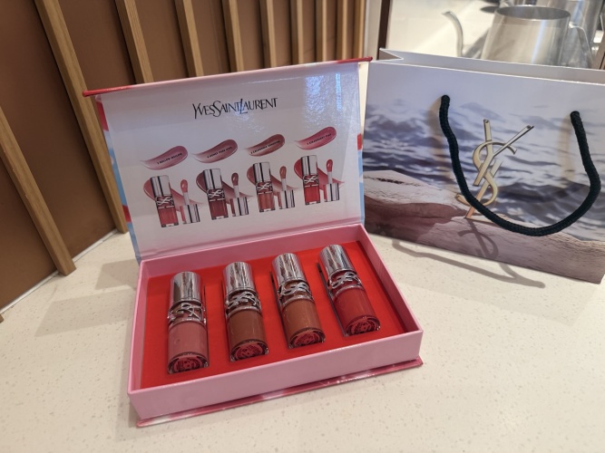 Yves Saint Laurent Volupté Liquid Colour Balm Set - Shades 03, 04, 05, 07 1 Yves Saint Laurent Volupté Liquid Colour Balm Set – Shades 03, 04, 05, 07