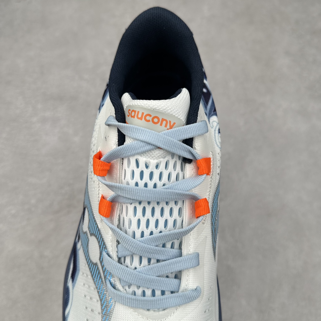 图片[5]-Saucony 索康尼ENDORPHIN Pro 啡速4 男女马拉松运动跑鞋 性能相比前几代再升级：鞋面采用全新升级的工学网设计 贴合脚部更透气 中底部分使用最新的PWRRUN+材质 搭配PWRRUN+鞋垫使中底的大幅加厚 10mm坡差进一步提供缓震、回弹性能 内底则采用了FORMFIT动态适应系统 动态契合脚型 提升包裹性和舒适性 提供更卓越的动态回馈体验 XT-900橡胶大底 可提供良好的抓地力和较强抗磨性能 尺码：36 36.5 37.5 38 38.5 39 40 40.5 41 42 42.5 43 44 44.5 45-选品中心