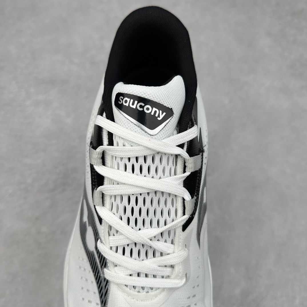 图片[5]-Saucony 索康尼ENDORPHIN Pro 啡速4 男女马拉松运动跑鞋 性能相比前几代再升级：鞋面采用全新升级的工学网设计 贴合脚部更透气 中底部分使用最新的PWRRUN+材质 搭配PWRRUN+鞋垫使中底的大幅加厚 10mm坡差进一步提供缓震、回弹性能 内底则采用了FORMFIT动态适应系统 动态契合脚型 提升包裹性和舒适性 提供更卓越的动态回馈体验 XT-900橡胶大底 可提供良好的抓地力和较强抗磨性能 尺码：36 36.5 37.5 38 38.5 39 40 40.5 41 42 42.5 43 44 44.5 45-选品中心