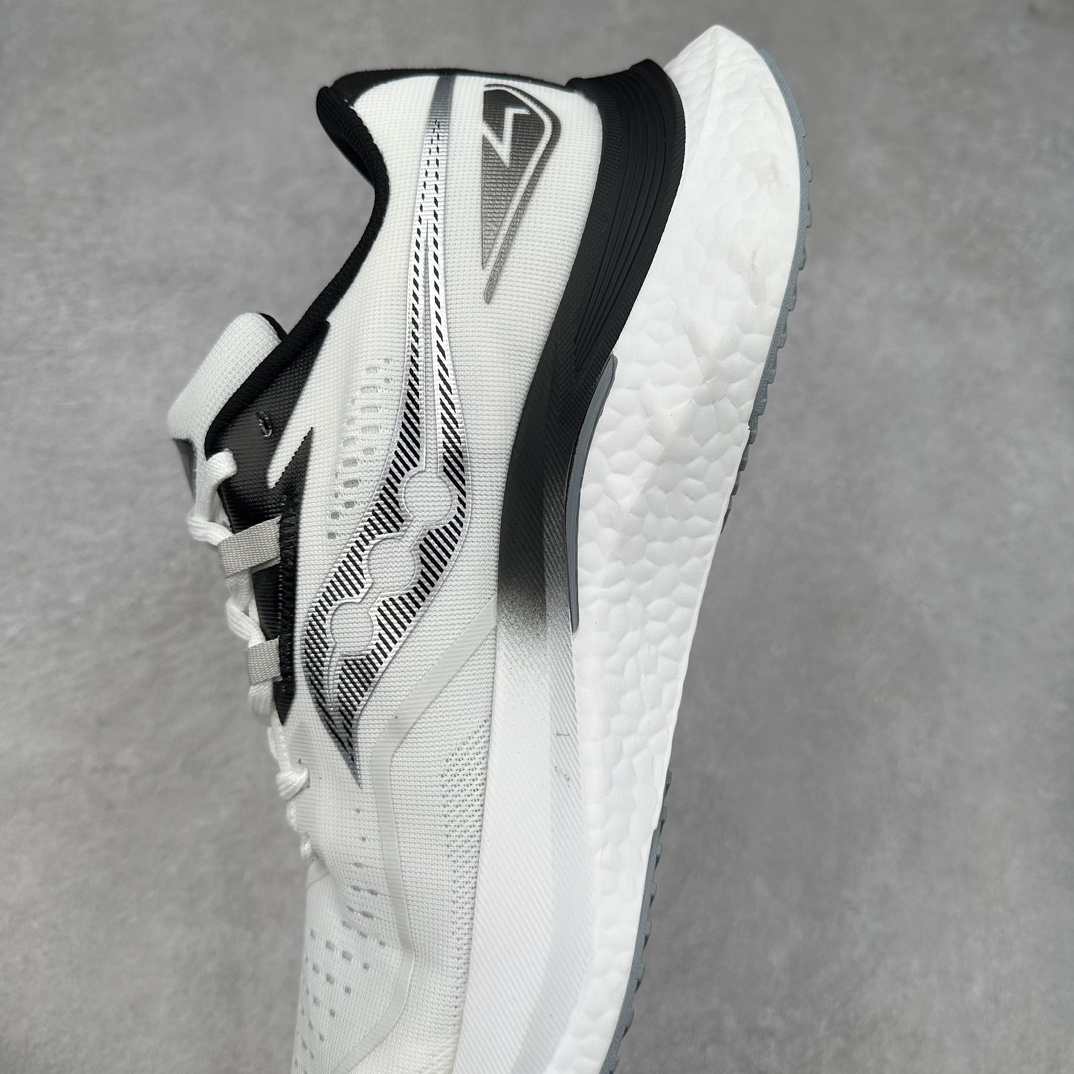 图片[7]-Saucony 索康尼ENDORPHIN Pro 啡速4 男女马拉松运动跑鞋 性能相比前几代再升级：鞋面采用全新升级的工学网设计 贴合脚部更透气 中底部分使用最新的PWRRUN+材质 搭配PWRRUN+鞋垫使中底的大幅加厚 10mm坡差进一步提供缓震、回弹性能 内底则采用了FORMFIT动态适应系统 动态契合脚型 提升包裹性和舒适性 提供更卓越的动态回馈体验 XT-900橡胶大底 可提供良好的抓地力和较强抗磨性能 尺码：36 36.5 37.5 38 38.5 39 40 40.5 41 42 42.5 43 44 44.5 45-选品中心