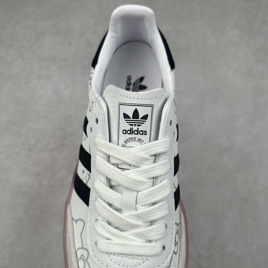 图片[5]-＃福利特价 AD Samba XLG 桑巴舞加大厚底版系列德训风百搭松糕休闲运动板鞋生胶底 自Originals Samba成功借势Blokecore风潮一跃成为街头巷尾的焦点鞋款后,不论是围绕Samba本身打造的各式「变种版本」,还是以Samba为蓝本打造联名鞋款,都成为了时尚潮流人士日常穿搭首选。Samba XLG是adidas Originals不断扩展XLG系列的一部分,旨在与年轻文化相契合,迎合那些希望通过个性时尚表达自我而不愿牺牲舒适度的年轻群体。街头时尚领域的Gen Z特别偏爱宽松的穿着风格。Samba XLG针对这一点做了创新。它在延续Samba OG经典设计的基础上,迎合年轻群体的穿着习惯,重塑为宽大的鞋身比例轮廓以及加厚中底,让消费者轻松展示自己独特的风格。全新的Samba XLG系列不仅迎合了当下年轻群体的穿搭习惯,加宽了鞋身比例以及将中底进一步增厚,在视觉比例上更加饱满,同时还保留了经典Samba的细节,这样一来,鞋迷朋友在穿搭上不仅能更加个性化,而且还能延续一定的复古感受。尺码：36 36⅔ 37⅓ 38 38⅔ 39⅓ 40 40⅔ 41⅓ 42 42⅔ 43⅓ 44 45-选品中心