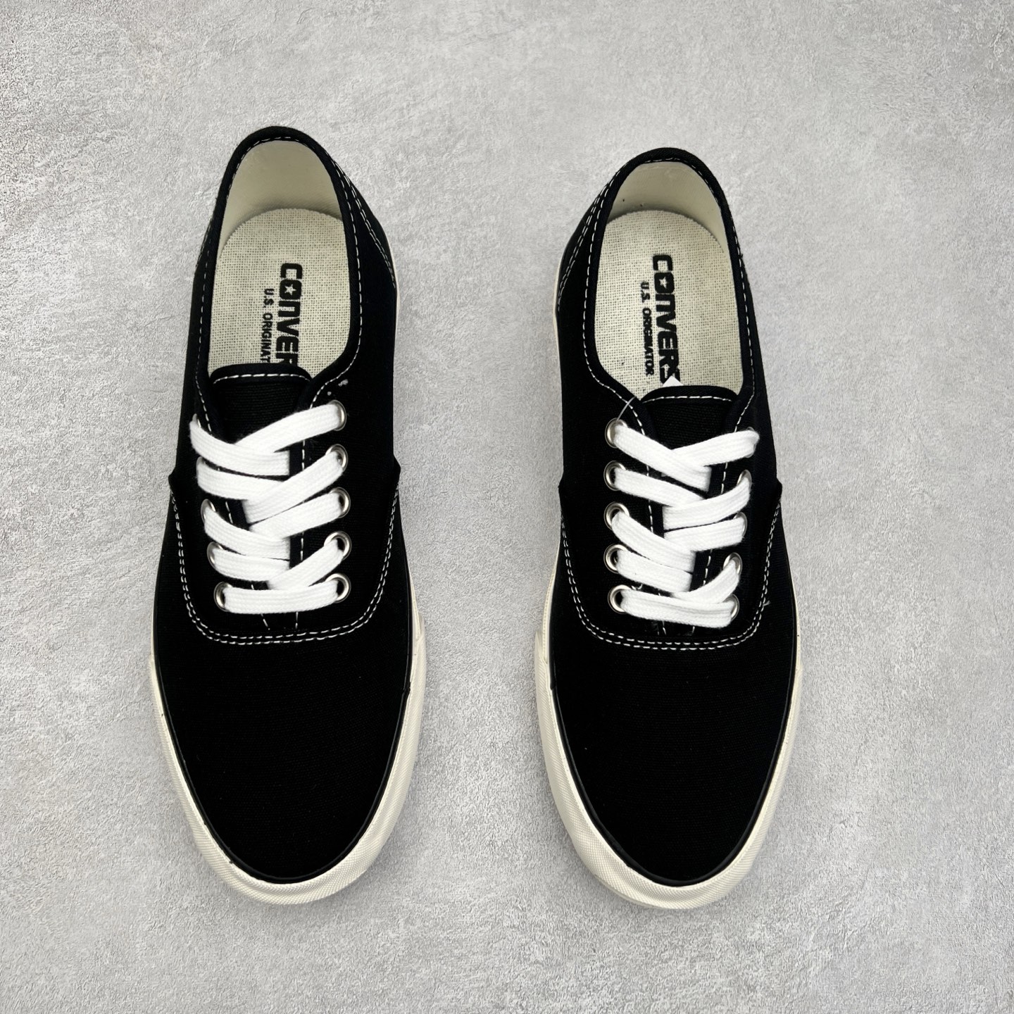 图片[2]-Converse Jack Purcell 反骨开口笑 Us Windjammer 日版限定 官方新款 舒适简约轻便低帮帆布鞋 货号：33301050 白色 货号：33301310 黑色 尺码：35 36 36.5 37 37.5 38 39 39.5 40 41 41.5 42 43 44-选品中心