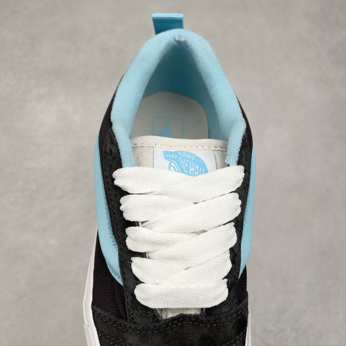 图片[5]-Vans Knu Skool 深灰蓝 肥胖版立体大Logo 加厚鞋舌 低帮复古休闲硫化面包鞋 尺码：35 36 36.5 37 38 38.5 39 40 40.5 41 42 42.5 43 44 45 工艺：硫化1：1（重量1：1、真标、原钢印、材质标、鞋型标、合格证）-选品中心