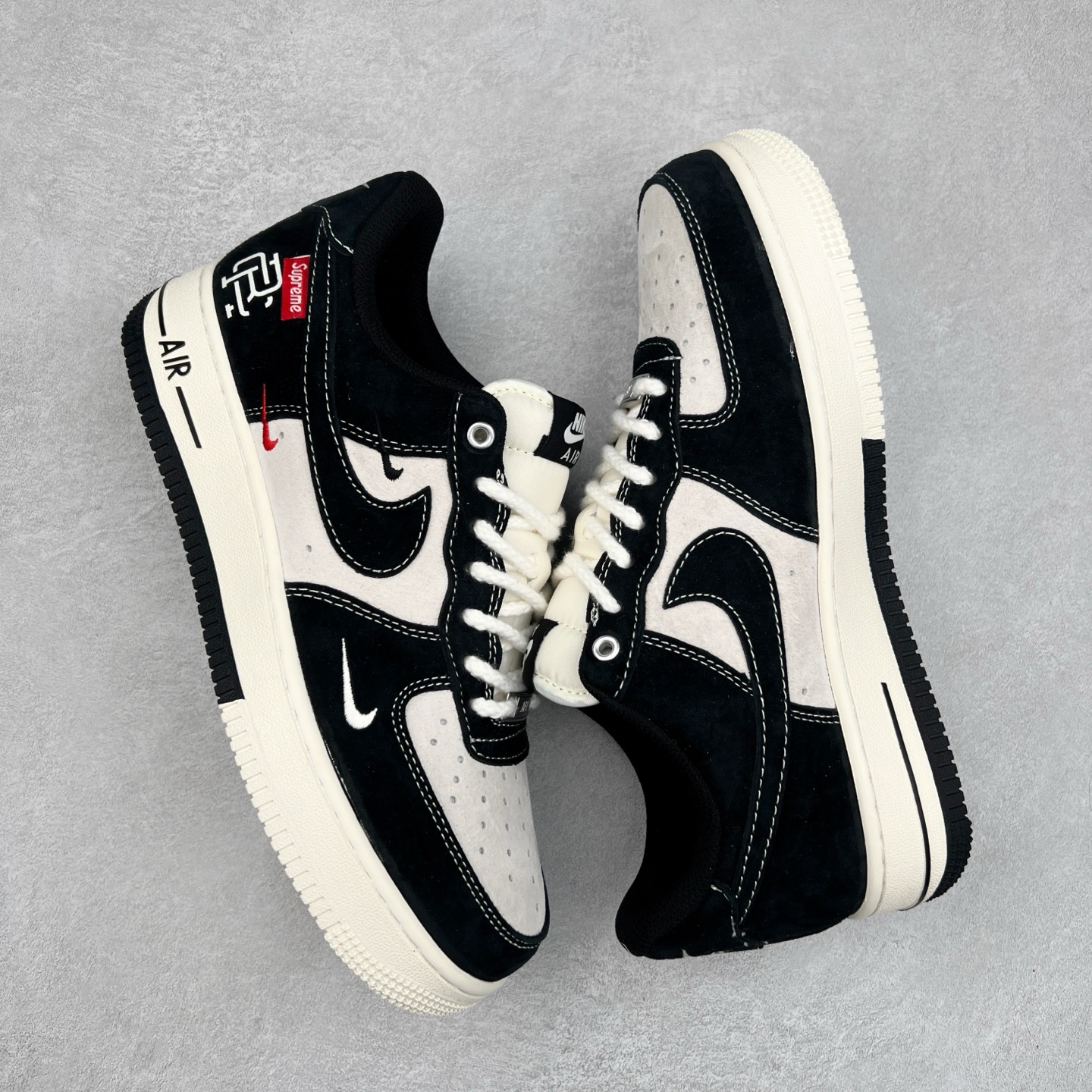 图片[3]-NK Air Force 1´07 Low 空军一号低帮百搭休闲运动板鞋 SJ6698-019 柔软、弹性十足的缓震性能和出色的中底设计 横跨复古与现代的外型结合 造就出风靡全球 三十多年的Force 1 直到今天还深受青睐 实拍调校N版已经零色差零失真 百分百还原实物色彩所见即所得 不存在货不对板色差等低级问题 选购参考实物拍摄 不混卖不参货 只用心做好货严格选品 承诺混一赔十 尺码：36 36.5 37.5 38 38.5 39 40 40.5 41 42 42.5 43 44 44.5 45-选品中心