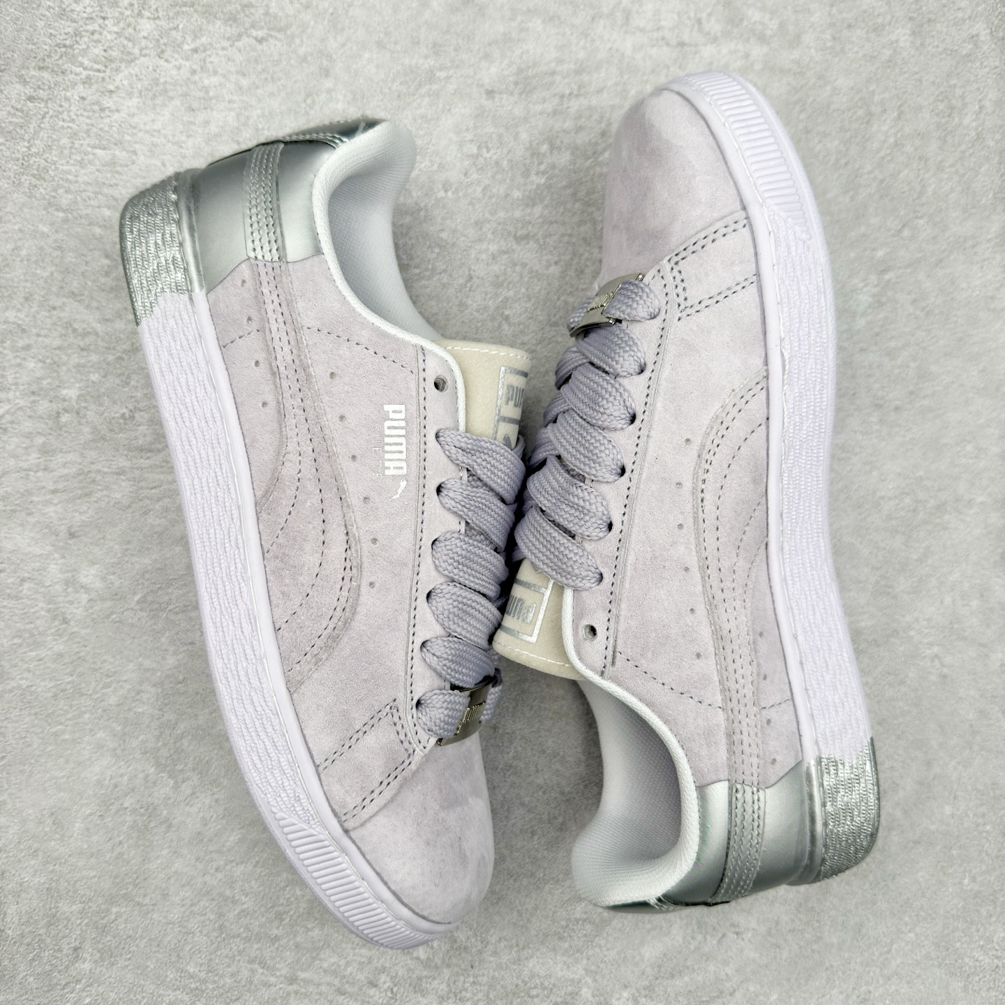 图片[3]-＃特价福利 PUMA Basket Suede 彪马皮面复古板鞋 原装渠道版本 诠释最高工艺 夏季新款官方原盒原标 代购充正专供头层皮海玻璃鞋垫搭配后跟PUMA logo烫金 让陈旧的款式重获新生 尺码：35.5 36 37 37.5 38 38.5 39 40 40.5 41 42 42.5 43 44 44.5 45-选品中心