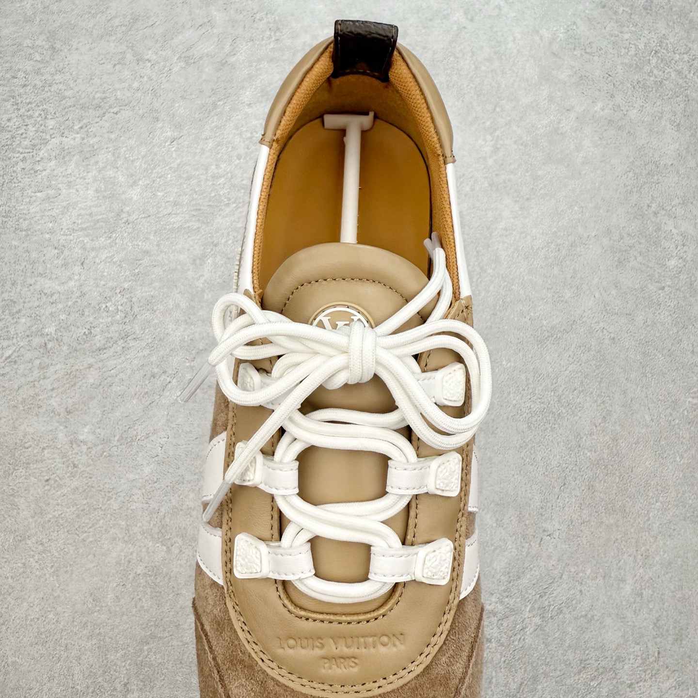 图片[5]-LOUIS VUITTON Sneakerina LV德训鞋 羊皮革 圆头系带 芭蕾风低帮生活休闲鞋 尺码：35 36 37 38 39 40-选品中心