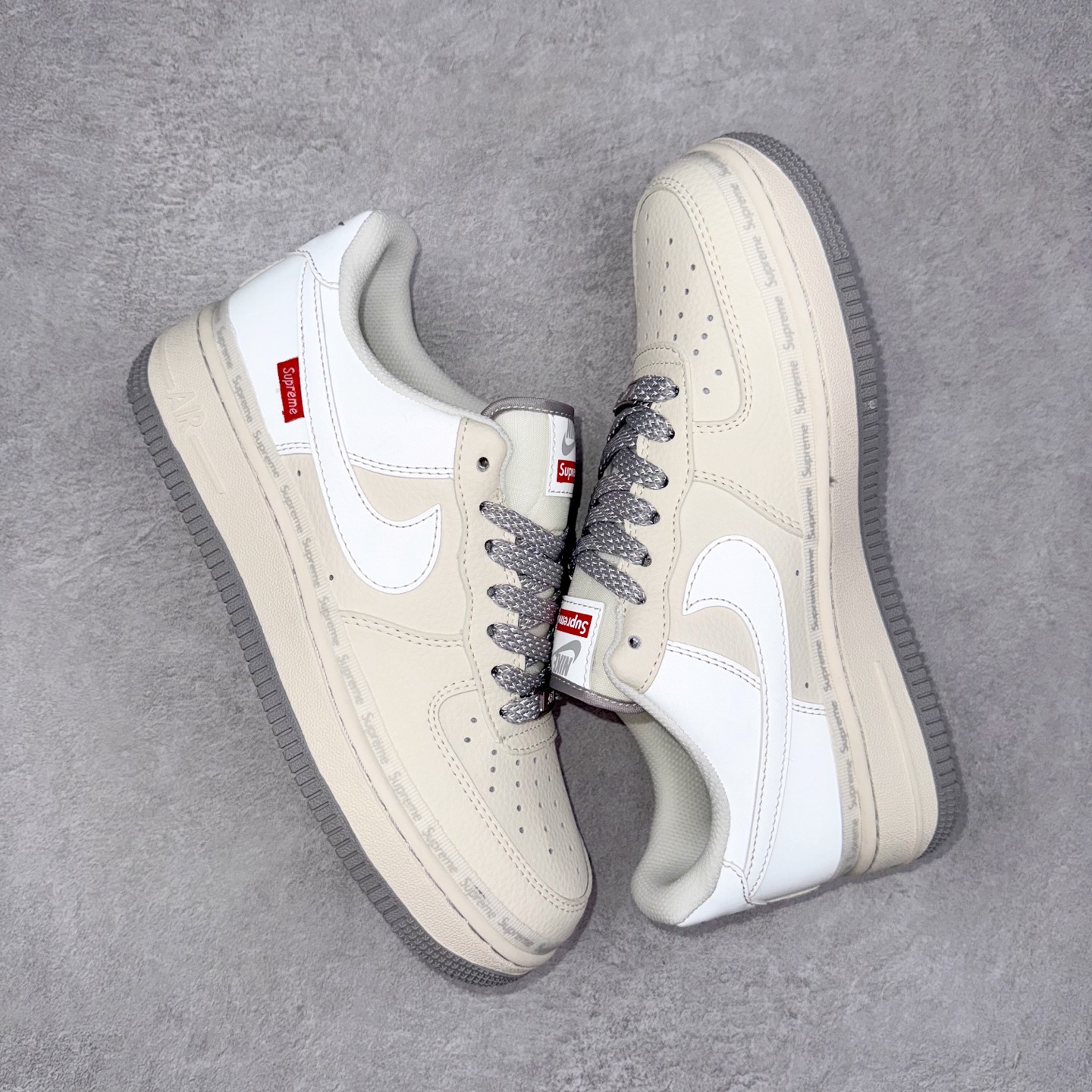 图片[3]-NK Air Force 1´07 Low 空军一号低帮百搭休闲运动板鞋 XX3168-205 柔软、弹性十足的缓震性能和出色的中底设计 横跨复古与现代的外型结合 造就出风靡全球 三十多年的Force 1 直到今天还深受青睐 实拍调校N版已经零色差零失真 百分百还原实物色彩所见即所得 不存在货不对板色差等低级问题 选购参考实物拍摄 不混卖不参货 只用心做好货严格选品 承诺混一赔十 尺码：36 36.5 37.5 38 38.5 39 40 40.5 41 42 42.5 43 44 44.5 45-选品中心