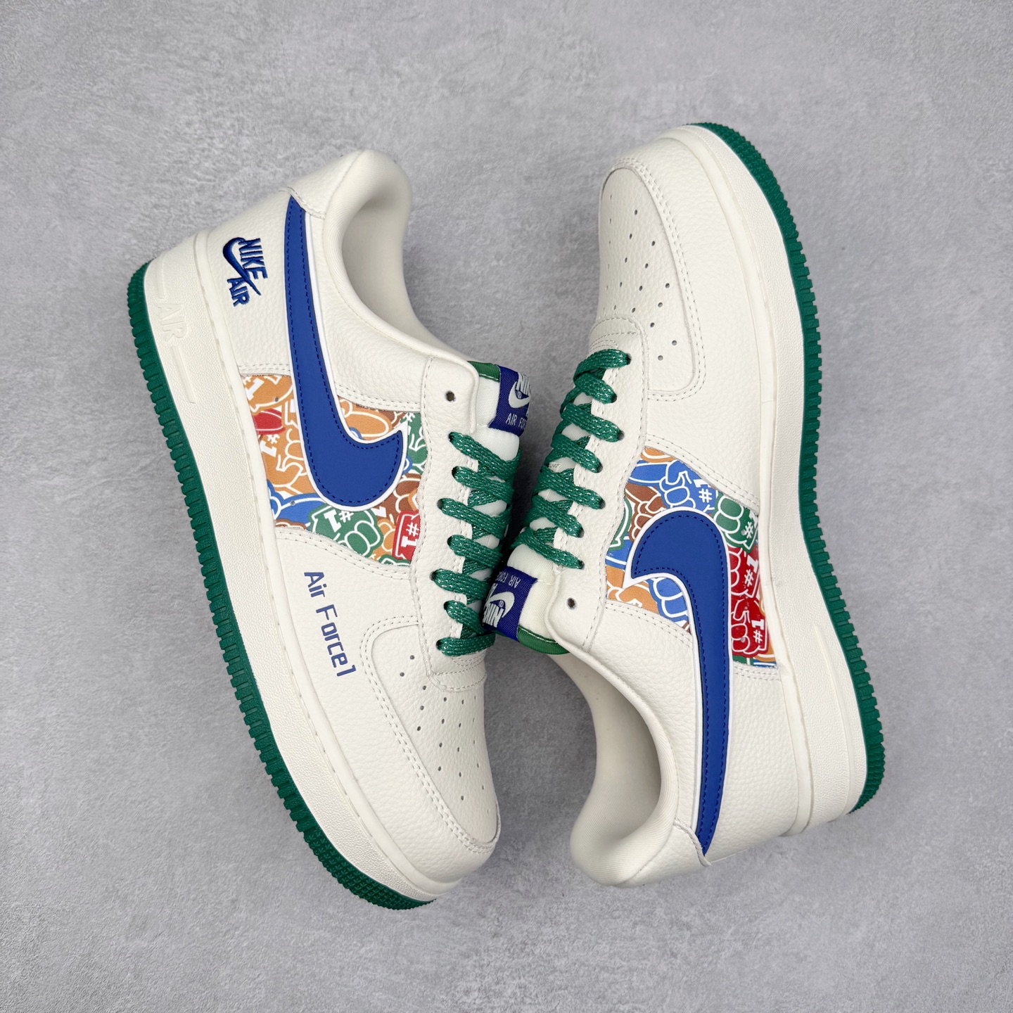 图片[3]-NK Air Force 1´07 Low 空军一号低帮百搭休闲运动板鞋 KJ1688-001 柔软、弹性十足的缓震性能和出色的中底设计 横跨复古与现代的外型结合 造就出风靡全球 三十多年的Force 1 直到今天还深受青睐 实拍调校N版已经零色差零失真 百分百还原实物色彩所见即所得 不存在货不对板色差等低级问题 选购参考实物拍摄 不混卖不参货 只用心做好货严格选品 承诺混一赔十 尺码：36 36.5 37.5 38 38.5 39 40 40.5 41 42 42.5 43 44 44.5 45-选品中心