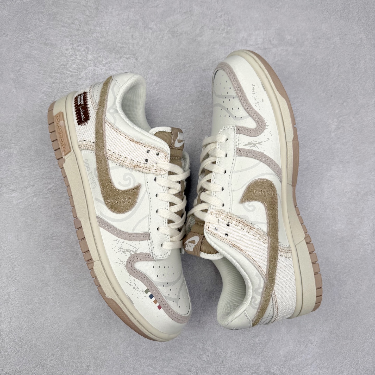 图片[3]-NK Dunk Low 定制配色 SC9207-417 大厂出品 极力推荐 原装头层材料 独家版型蒸餾加工帶來的是更好的视觉和脚感体验大厂纯原品质出货 清洁度 电绣工艺 皮料切割干净无任何毛边 细节完美 实拍调校N版已经零色差零失真 百分百还原实物色彩所见即所得 不存在货不对板色差等低级问题 选购参考实物拍摄 不混卖不参货 只用心做好货严格选品 承诺混一赔十 尺码：36 36.5 37.5 38 38.5 39 40 40.5 41 42 42.5 43 44 44.5 45-选品中心