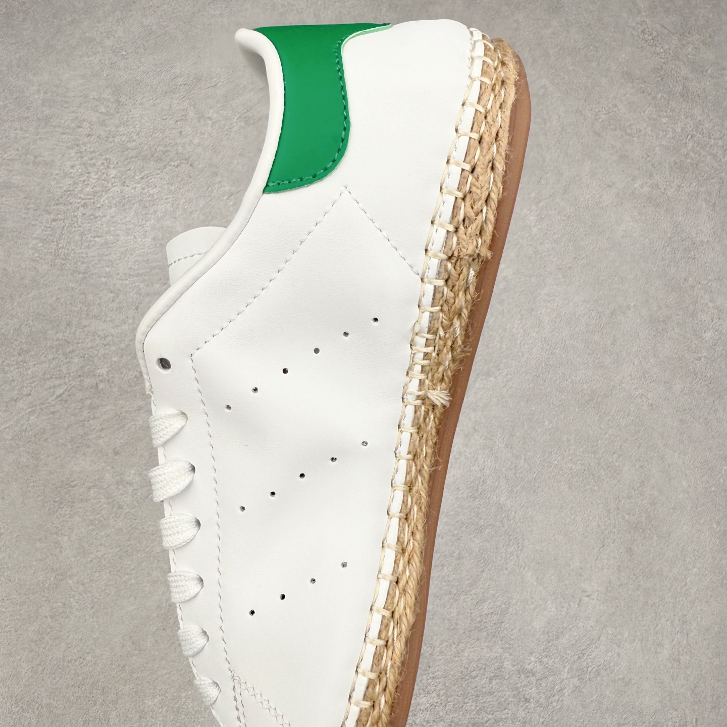 图片[7]-CLOT x AD Originals STAN SMITH Espadrille 史密斯舒适百搭防滑耐磨低帮板鞋 联名白绿色 实拍调校N版已经零色差零失真 百分百还原实物色彩所见即所得 不存在货不对板色差等低级问题 选购参考实物拍摄 不混卖不参货 只用心做好货严格选品 承诺混一赔十 尺码：36 36.5 37.5 38 38.5 39 40 40.5 41 42 42.5 43 44 44.5 45-选品中心