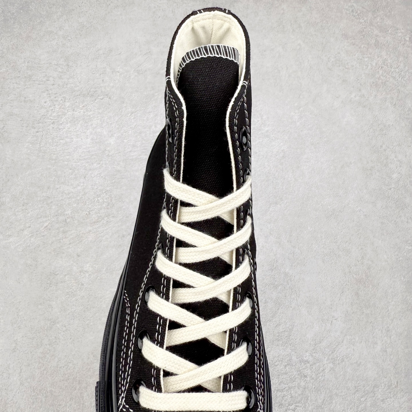 图片[5]-Converse Chuck 1970s 黑武士 匡威官方 防滑耐磨复古休闲帆布鞋 经典70s鞋型加持全黑帆布鞋身 全黑永不过时 自带复古氛围 百搭耐穿 货号：A17938C 低帮 货号：A17937C 高帮 尺码：35 36 36.5 37 37.5 38 39 39.5 40 41 41.5 42 42.5 43 44-选品中心