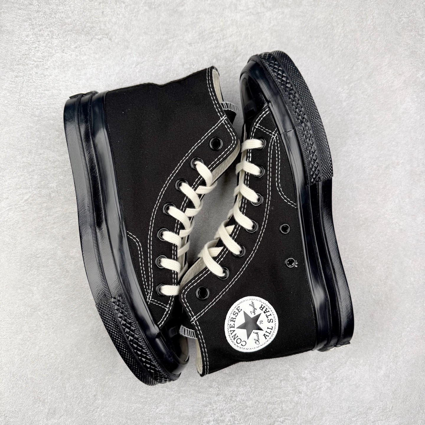 图片[3]-Converse Chuck 1970s 黑武士 匡威官方 防滑耐磨复古休闲帆布鞋 经典70s鞋型加持全黑帆布鞋身 全黑永不过时 自带复古氛围 百搭耐穿 货号：A17938C 低帮 货号：A17937C 高帮 尺码：35 36 36.5 37 37.5 38 39 39.5 40 41 41.5 42 42.5 43 44-选品中心