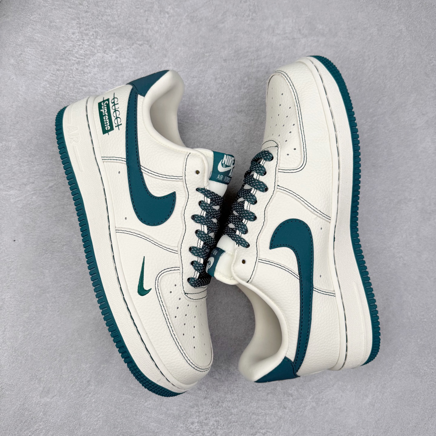 图片[3]-NK Air Force 1´07 Low 空军一号低帮百搭休闲运动板鞋 KJ1688-005 柔软、弹性十足的缓震性能和出色的中底设计 横跨复古与现代的外型结合 造就出风靡全球 三十多年的Force 1 直到今天还深受青睐 实拍调校N版已经零色差零失真 百分百还原实物色彩所见即所得 不存在货不对板色差等低级问题 选购参考实物拍摄 不混卖不参货 只用心做好货严格选品 承诺混一赔十 尺码：36 36.5 37.5 38 38.5 39 40 40.5 41 42 42.5 43 44 44.5 45-选品中心