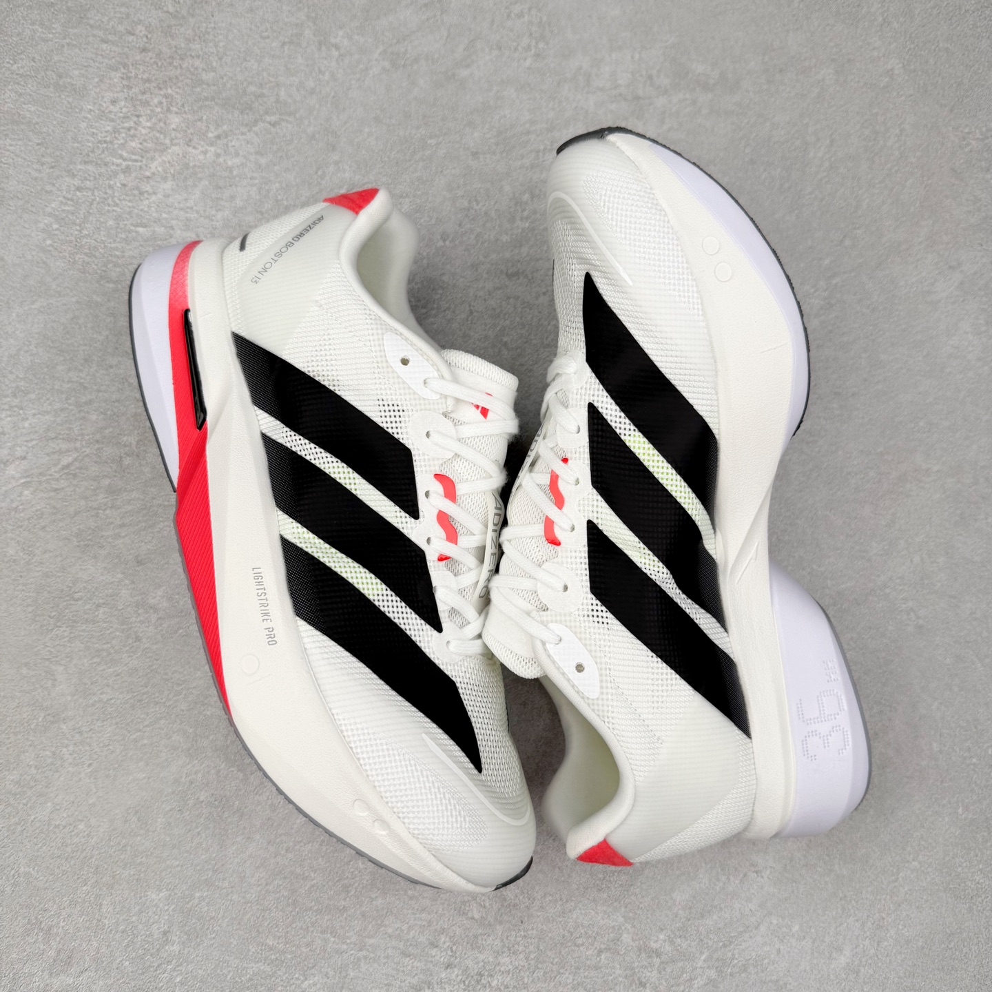 图片[3]-AD Adizero Boston 13 夏季透气网眼竞速跑鞋 融合Lightstrike和Lightstrike Pro技术 采用乙烯/乙酸乙烯酯(EVA)材质 打造舒适中底 含ENERGYROD能量碳柱 旨在为步伐添活力 尺码：36 36.5 37 38 38.5 39 40 40.5 41 42 42.5 43 44 44.5 45-选品中心