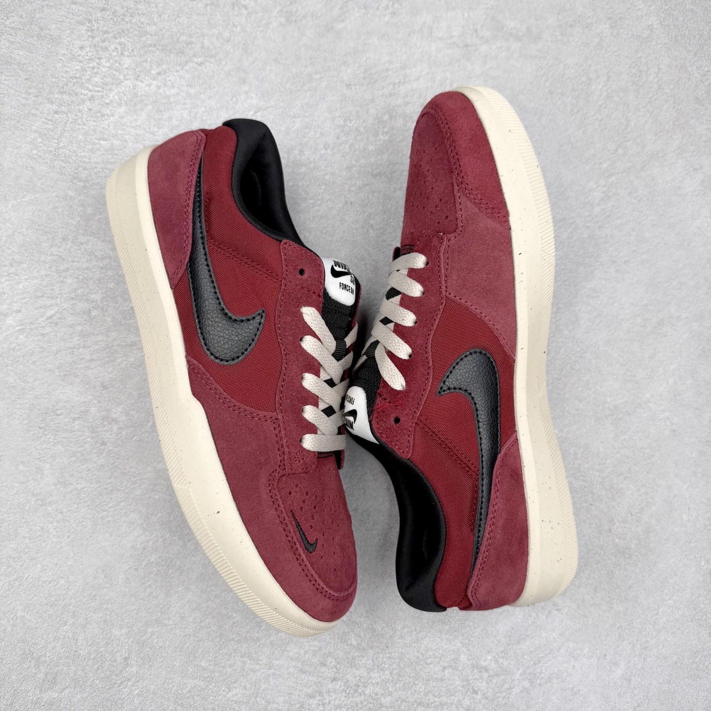 图片[3]-NK SB Force 58 空军58系列低帮休闲运动滑板板鞋 DV5477-602 鞋面由帆布和麂皮拼接 层次感丰富 搭配硫化外底 耐磨耐穿 鞋舌及中底后跟处饰有SB Logo 表明鞋款身份 采用包边设计 经久耐穿 硫化结构则有效提升灵活性 穿上这款全新推出的创意力作 助你耀动街头 尺码：36 36.5 37.5 38 38.5 39 40 40.5 41 42 42.5 43 44 45-选品中心