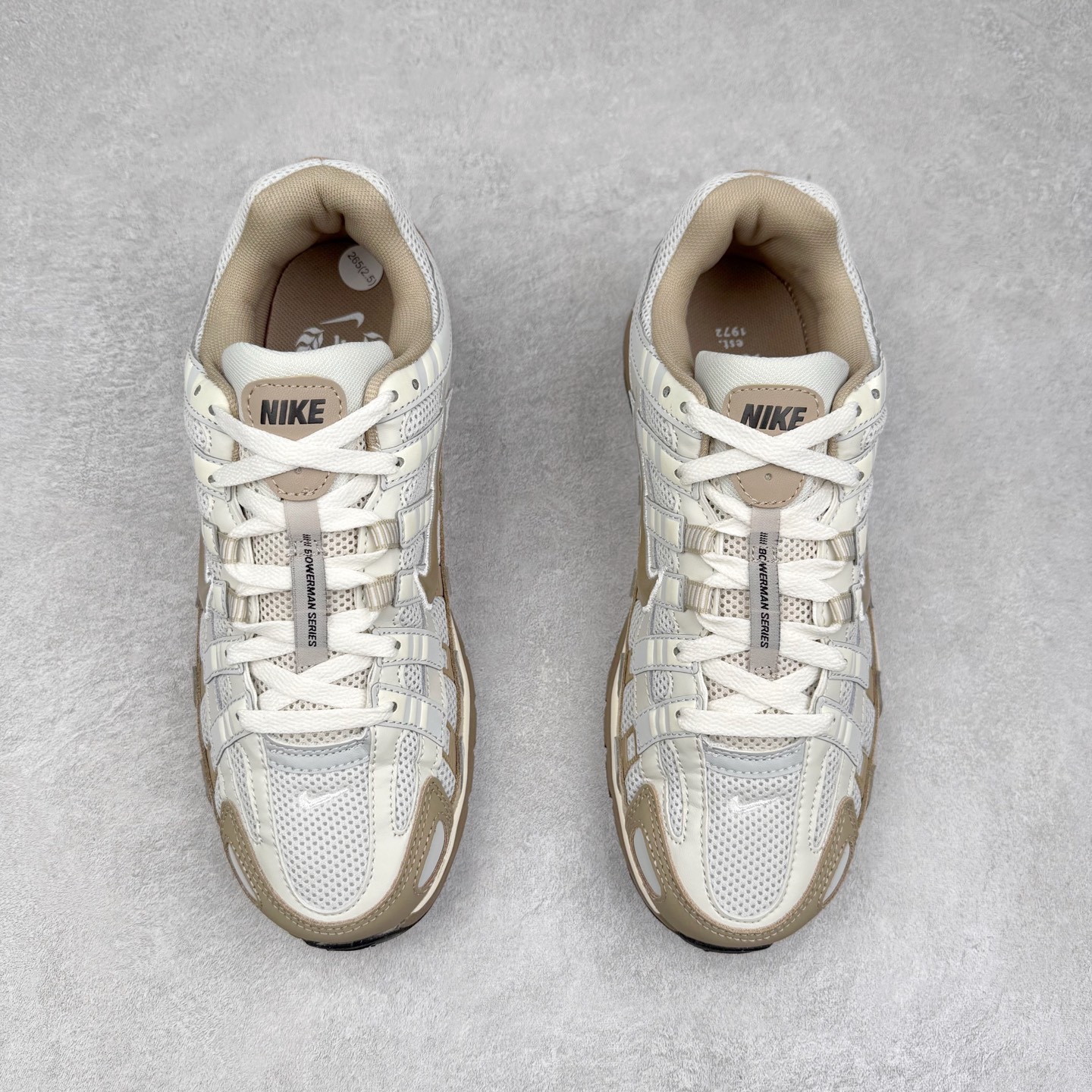 图片[2]-＃福利特价 NK P-6000 系列低帮复古老爹风休闲运动舒适慢跑鞋 融合 Pegasus 过往运动鞋设计 助力 21 世纪早期跑步运动跃升时尚新高度 采用透气网眼布、运动风格线条和耐穿覆面 兼具吸睛外观和舒适感受 中底泡绵以田径赛道为灵感 打造厚实设计 缔造出众缓震性能 尺码：36 36.5 37.5 38 38.5 39 40 40.5 41 42 42.5 43 44 44.5 45-选品中心