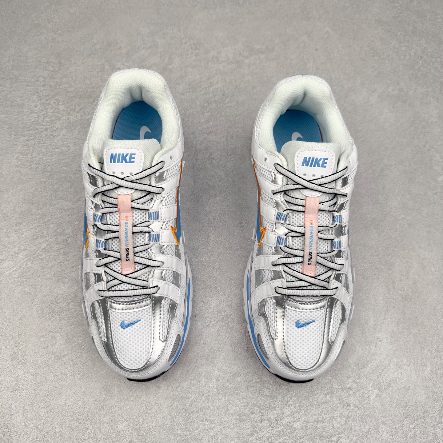 图片[2]-＃福利特价 NK P-6000 系列低帮复古老爹风休闲运动舒适慢跑鞋 融合 Pegasus 过往运动鞋设计 助力 21 世纪早期跑步运动跃升时尚新高度 采用透气网眼布、运动风格线条和耐穿覆面 兼具吸睛外观和舒适感受 中底泡绵以田径赛道为灵感 打造厚实设计 缔造出众缓震性能 尺码：36 36.5 37.5 38 38.5 39 40 40.5 41 42 42.5 43 44 44.5 45-选品中心