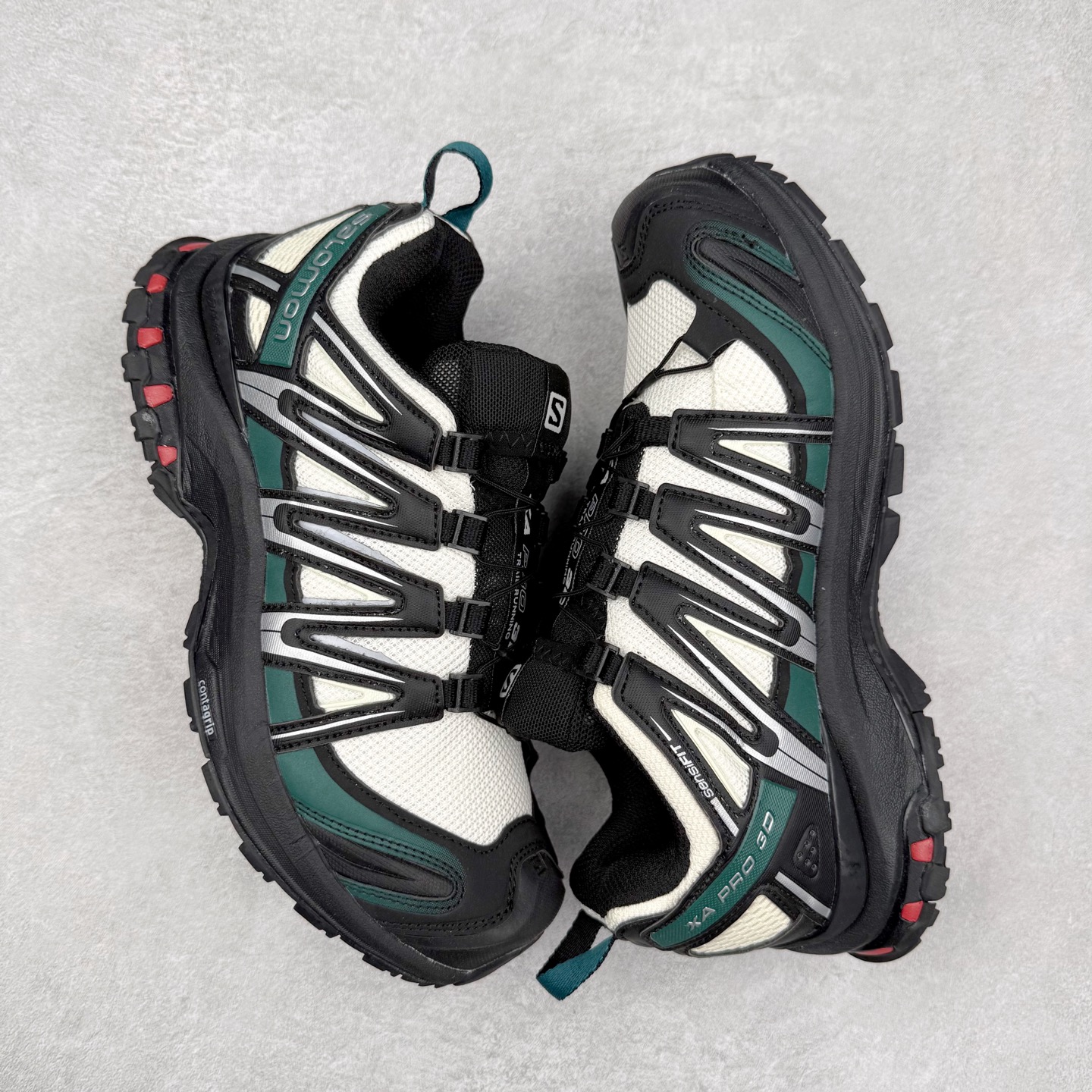 图片[3]-＃TG福利特价 SALOMON XA Pro 3D ADV 萨洛蒙潮流越野机能户外功能鞋 鞋面采用SENSIFT贴合技术 全方位贴合包裹脚型 鞋跟部鞋底牵引设计 提供强大的抓地性能 更适应野外崎岖不平的道路 其3D ADVANCED CHASSIS底盘 材料轻量大化 钉齿设计更具稳定性 防护性 鞋底易磨损区运用CONTAGRIP高耐磨材料 应对城市硬质路面长距离跑考验 尺码：36 36.5 37.5 38 38.5 39 40 40.5 41 42 42.5 43 44 44.5 45-选品中心