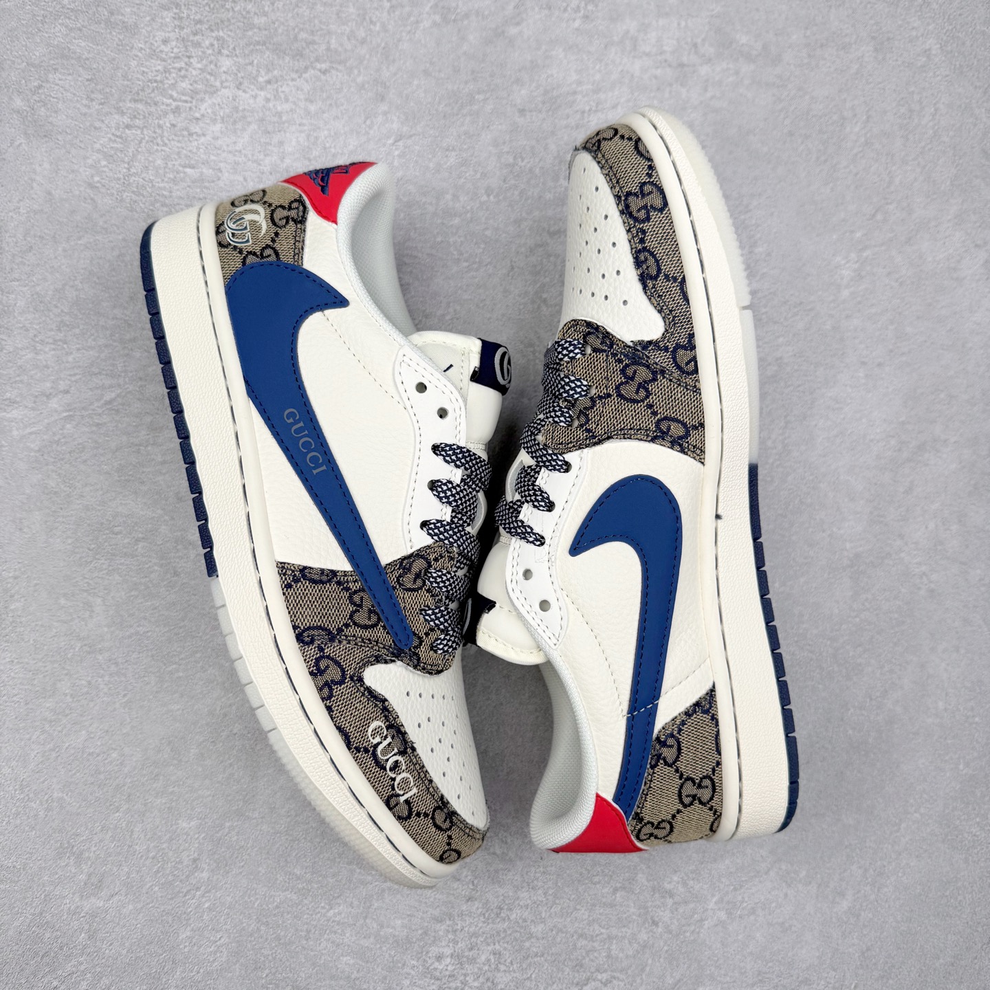 图片[3]-TS x Air Jordan AJ1 Low 倒钩低帮联名定制配色 XY2688-118 原厂内置气垫魔块 A模大底 头层小牛皮 鞋舌AJ原厂专用牛津布+AJ专用反口珍珠布+原厂无杂质高弹内里海棉+特殊封边弹力鞋带 实拍调校N版已经零色差零失真 百分百还原实物色彩所见即所得 不存在货不对板色差等低级问题 选购参考实物拍摄 不混卖不参货 只用心做好货严格选品 承诺混一赔十 尺码：36 36.5 37.5 38 38.5 39 40 40.5 41 42 42.5 43 44 44.5 45-选品中心