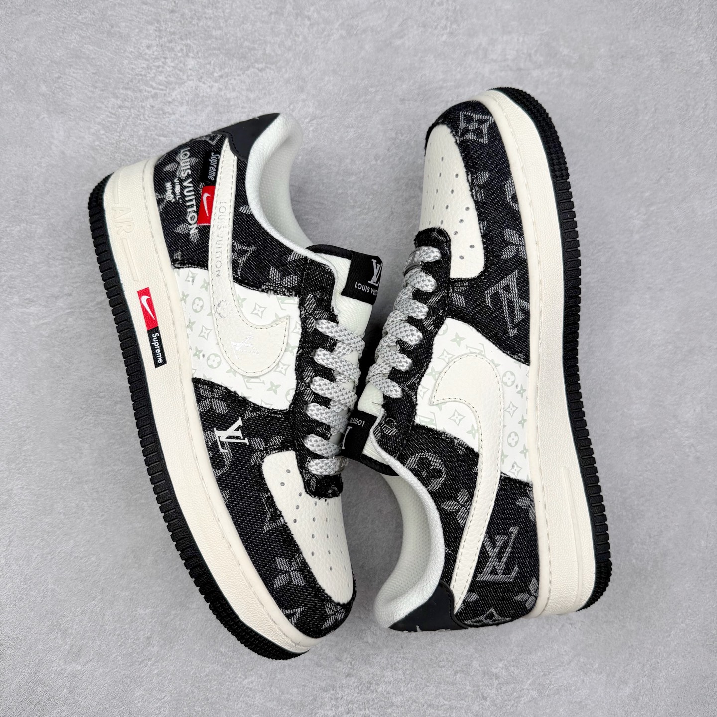 图片[3]-NK Air Force 1´07 Low 空军一号低帮百搭休闲运动板鞋 MZ9588-802 柔软、弹性十足的缓震性能和出色的中底设计 横跨复古与现代的外型结合 造就出风靡全球 三十多年的Force 1 直到今天还深受青睐 实拍调校N版已经零色差零失真 百分百还原实物色彩所见即所得 不存在货不对板色差等低级问题 选购参考实物拍摄 不混卖不参货 只用心做好货严格选品 承诺混一赔十 尺码：36 36.5 37.5 38 38.5 39 40 40.5 41 42 42.5 43 44 44.5 45-选品中心